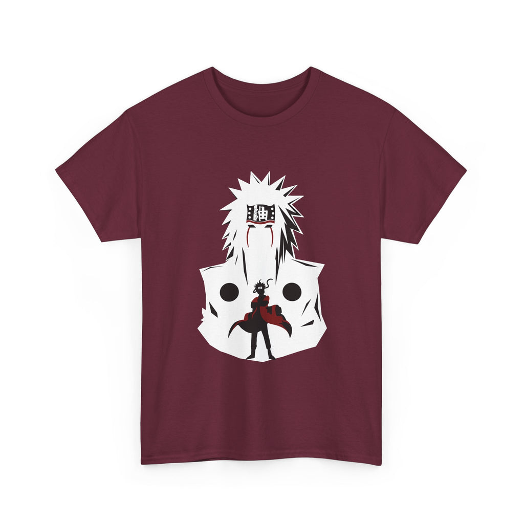 Anime Shadow Warrior T-Shirt — Silhouette Battle Graphic Tee