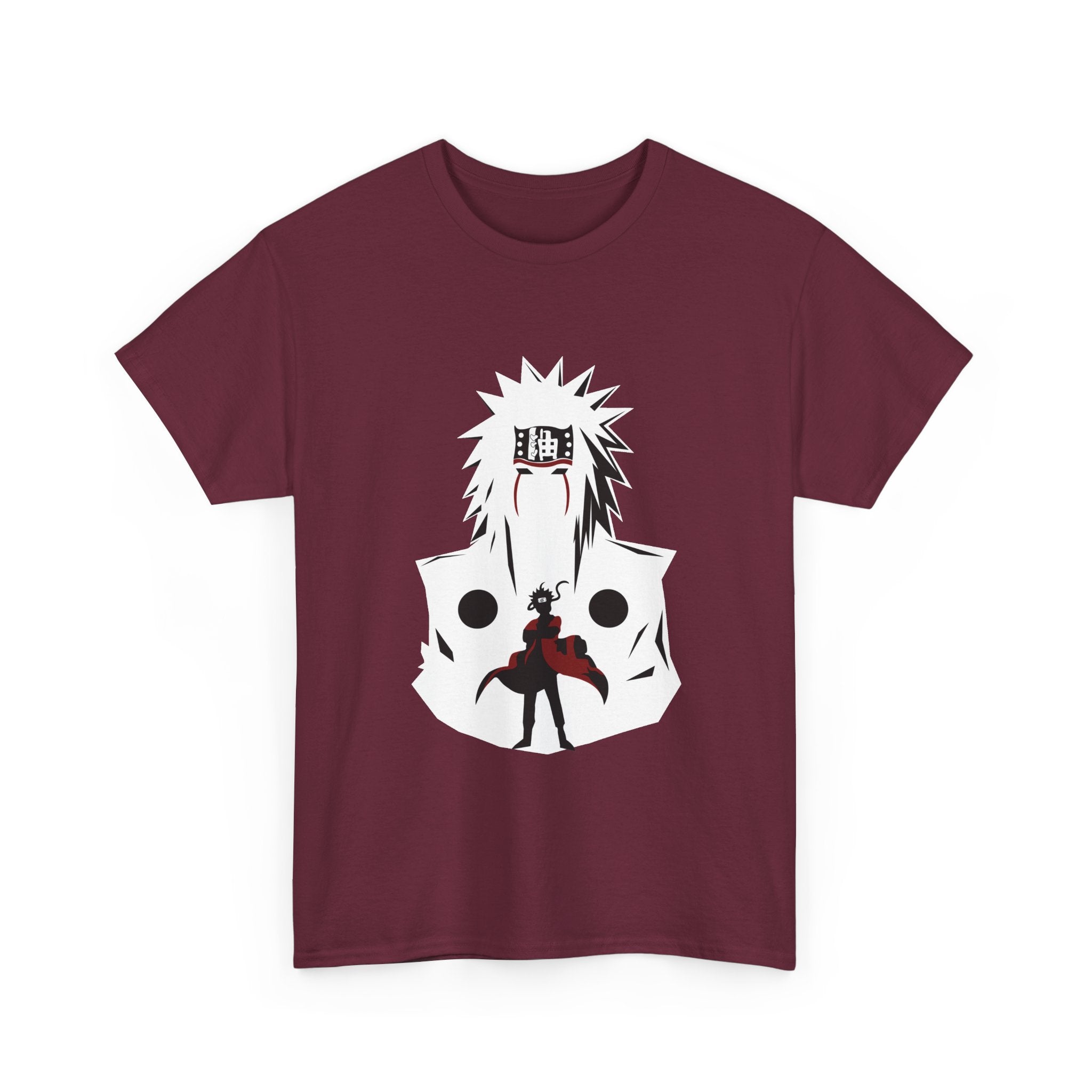 Anime Shadow Warrior T-Shirt — Silhouette Battle Graphic Tee
