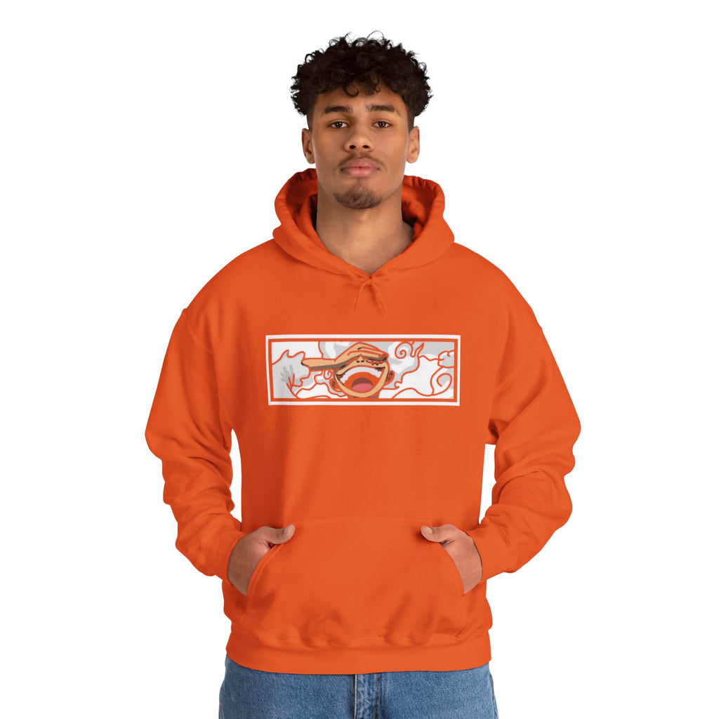 Laughing Mouth Graphic Hoodie — Anime Smile Streetwear Hoodie