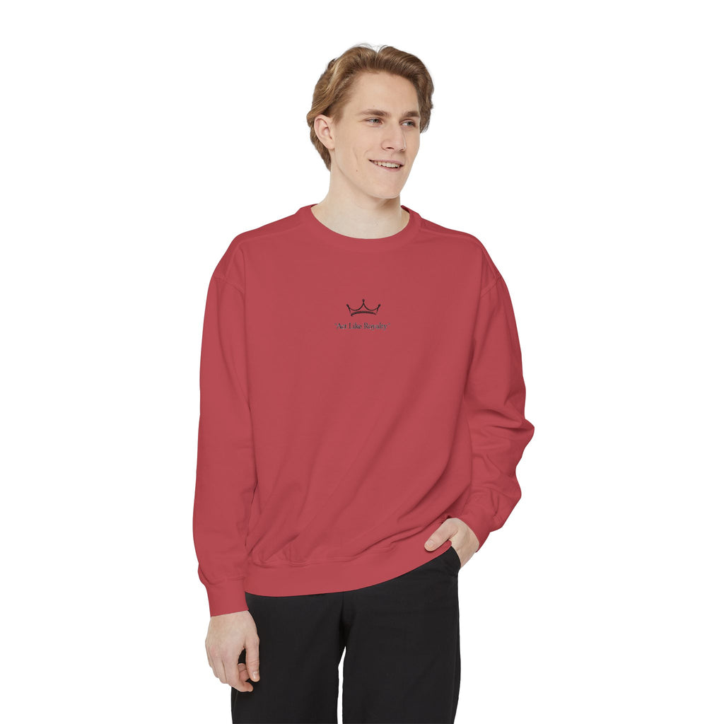 Minimal Sailboat Crewneck Sweatshirt — 'Sail the Sea' Graphic