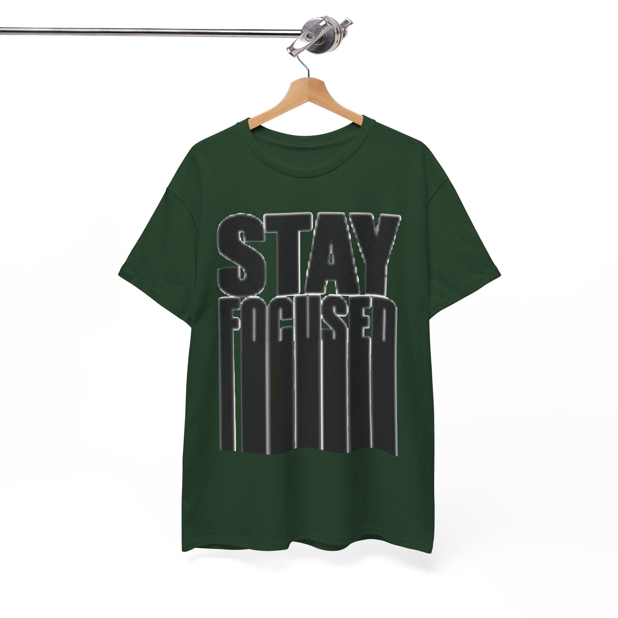 Stay Focused Tee — Motivational Graphic T‑Shirt