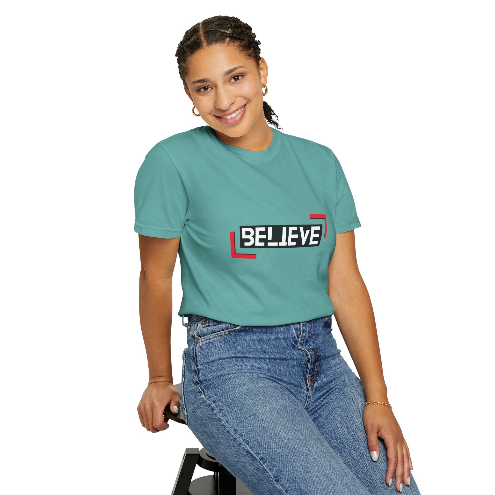 Believe Graphic T-Shirt — Bold Motivational Tee