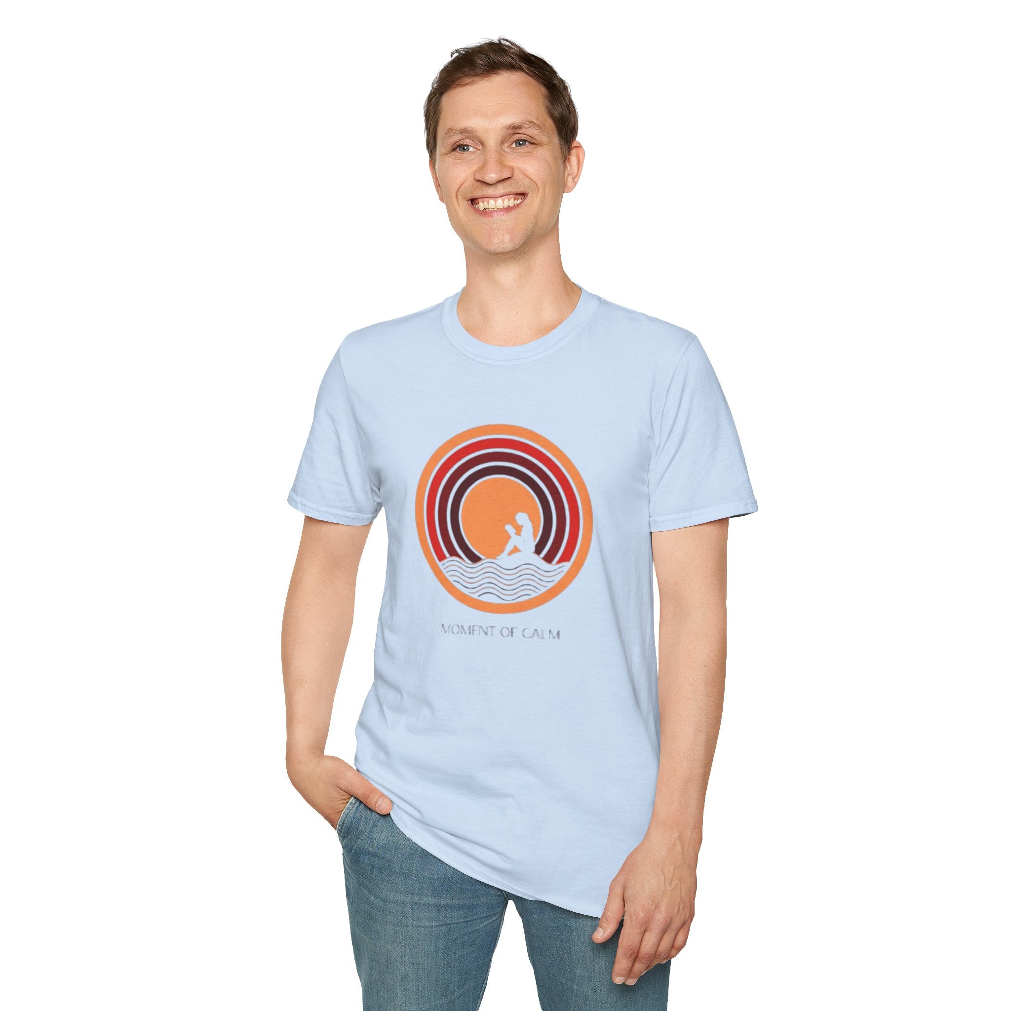 Sunset Surf T-Shirt — Retro Waves "Saltwater & Soul" Graphic Tee