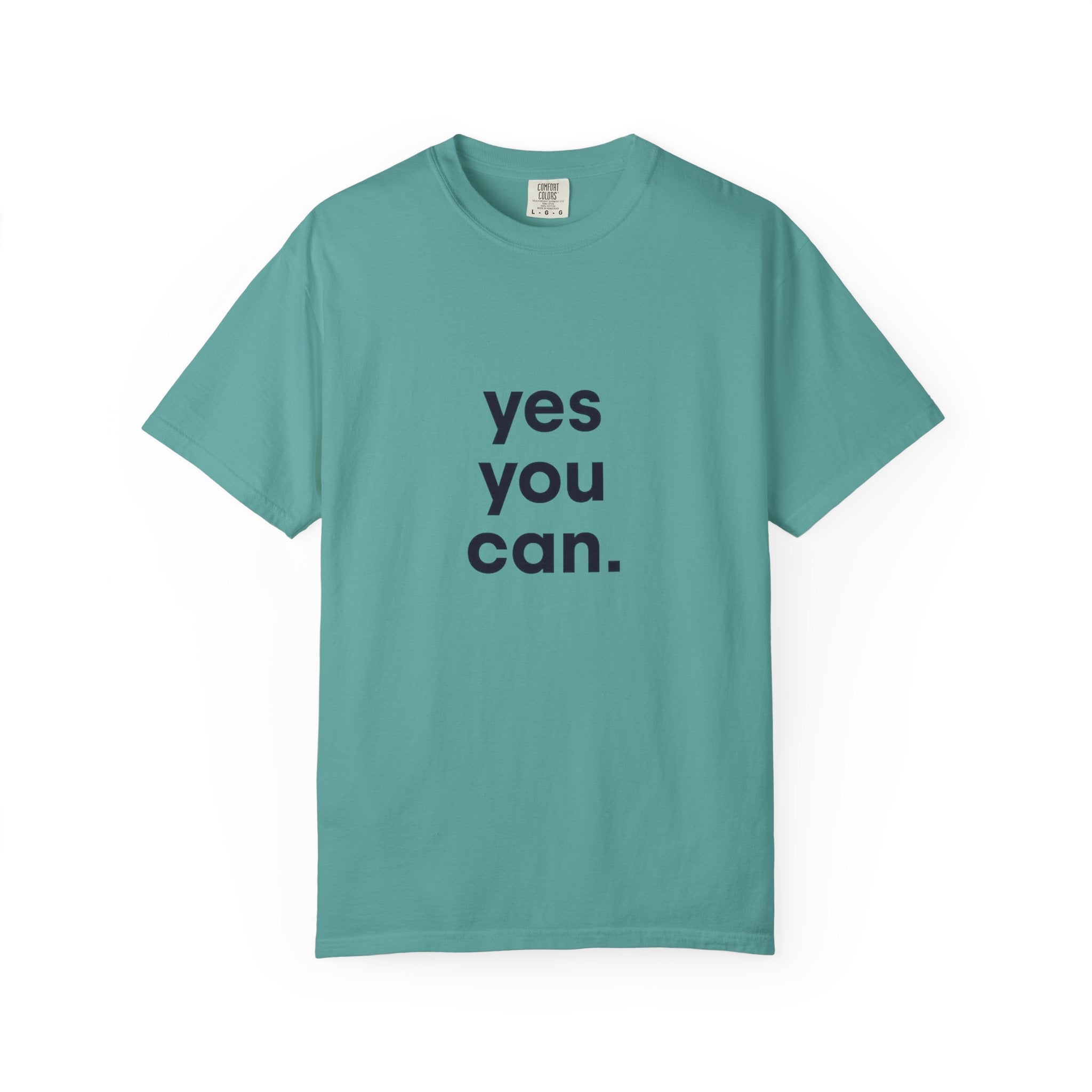 Yes You Can T-Shirt — Minimal Motivational Tee