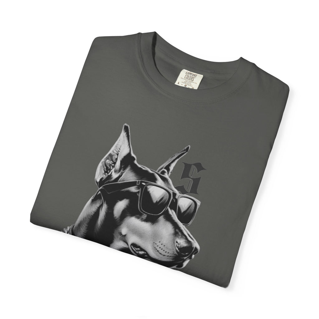 Doberman Sunglasses Graphic T-Shirt — "Snooper" Streetwear Tee