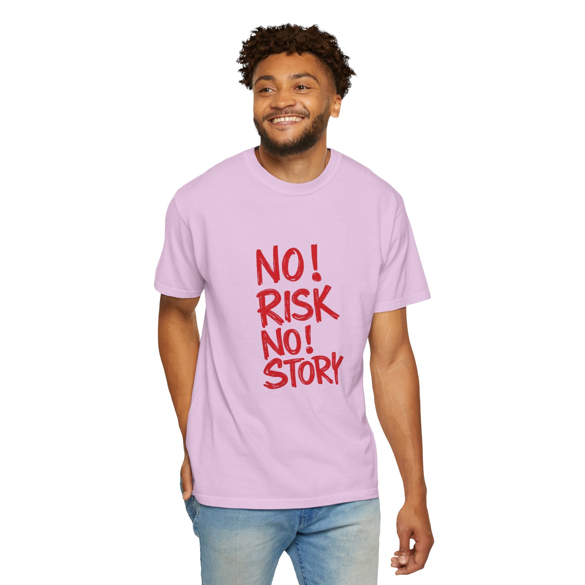No Risk No Story T-Shirt — Motivational Graphic Tee
