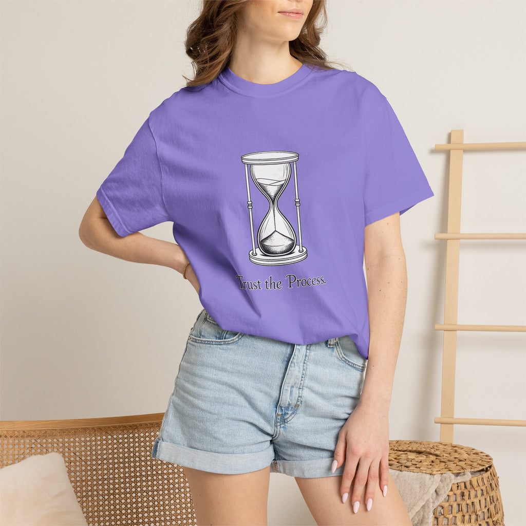 Trust the Process T-Shirt — Hourglass Graphic Inspirational Tee