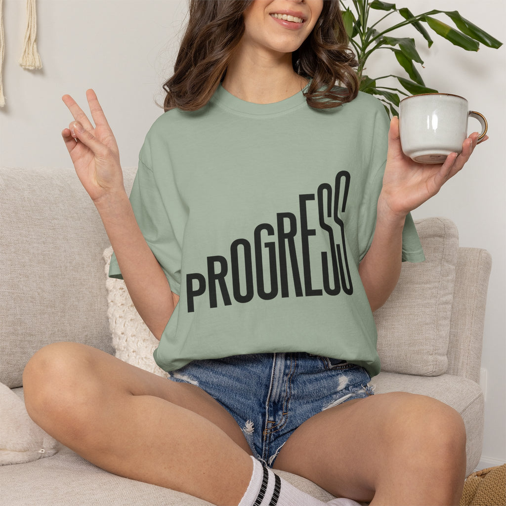Progress Graphic T-Shirt — Modern Motivational Tee