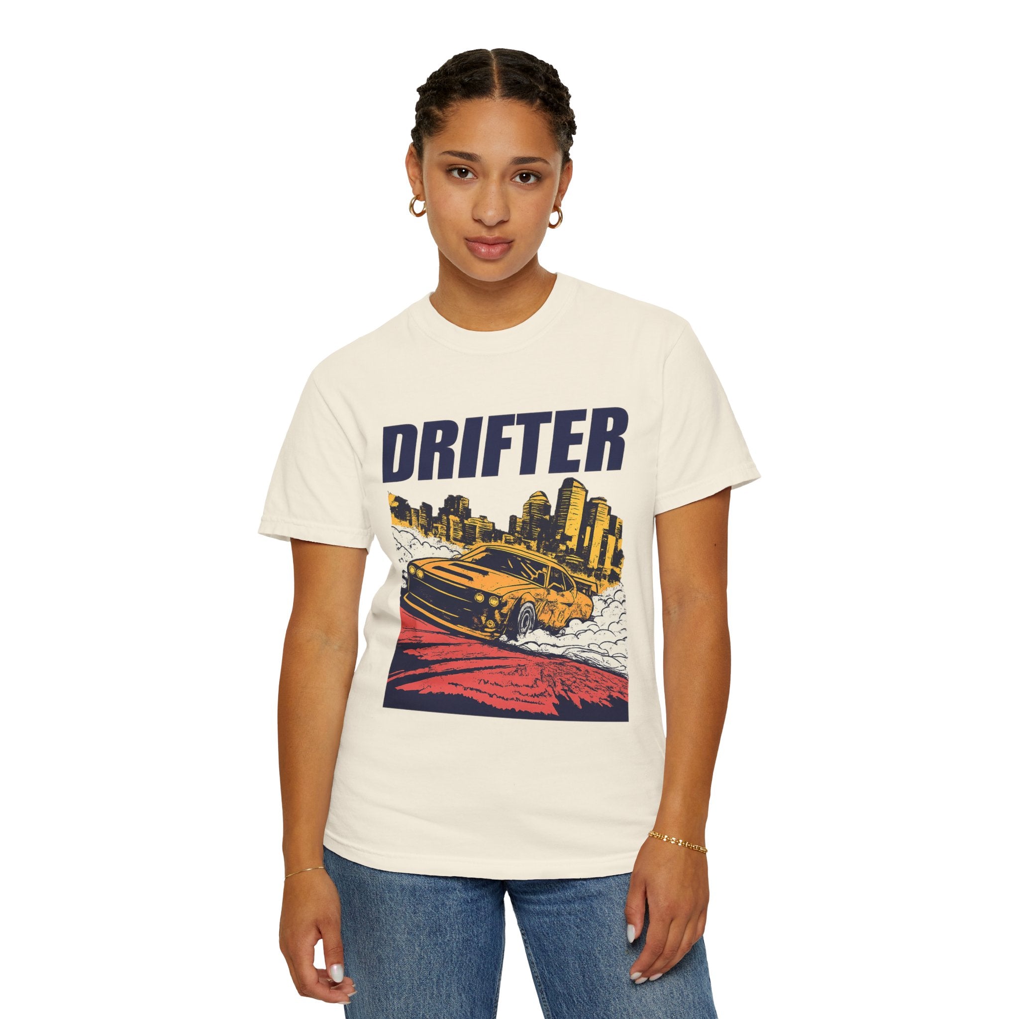 Drifter Street Racing T-Shirt — Retro Drift Car Graphic Tee