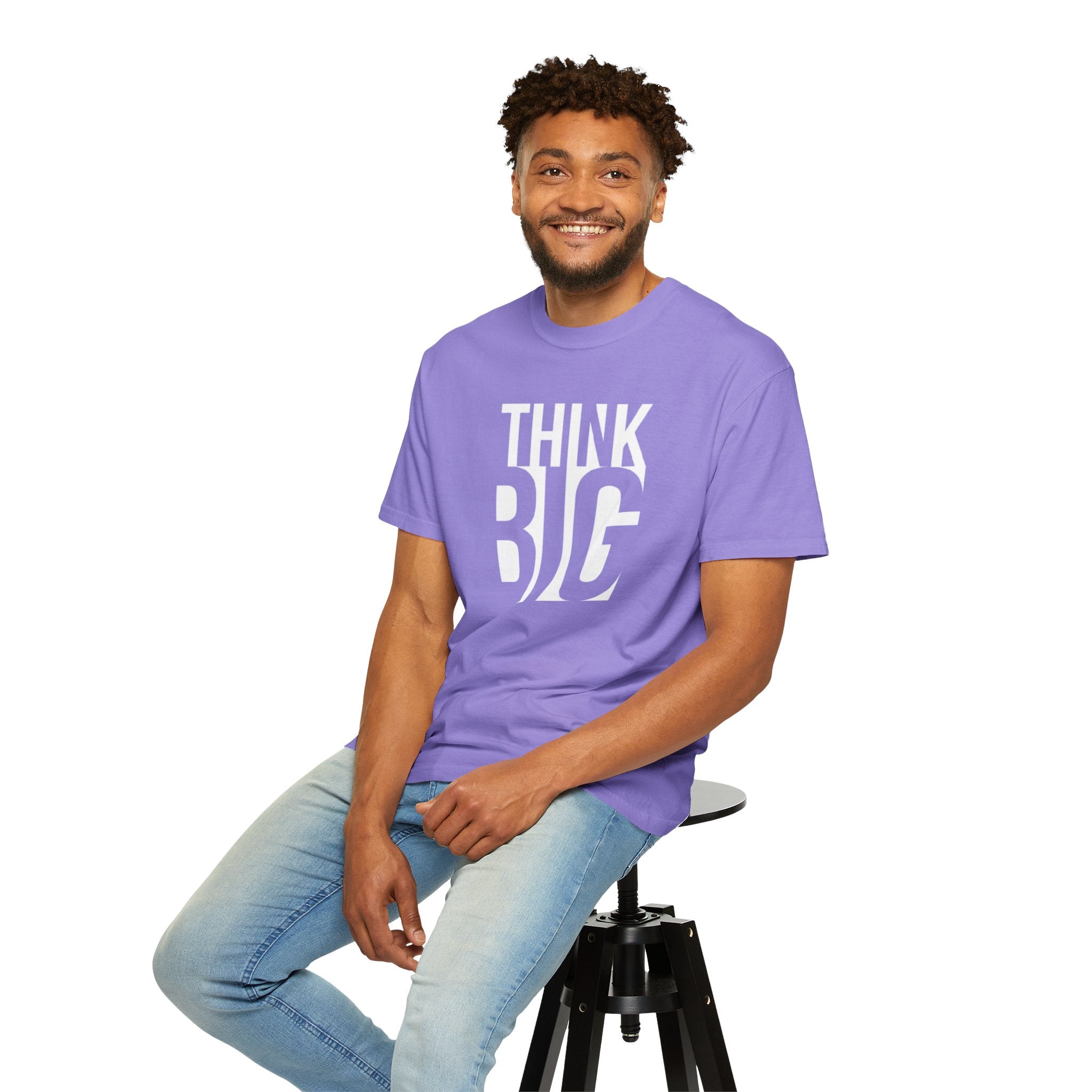 Think Big Graphic T-Shirt — Motivational Typography Tee