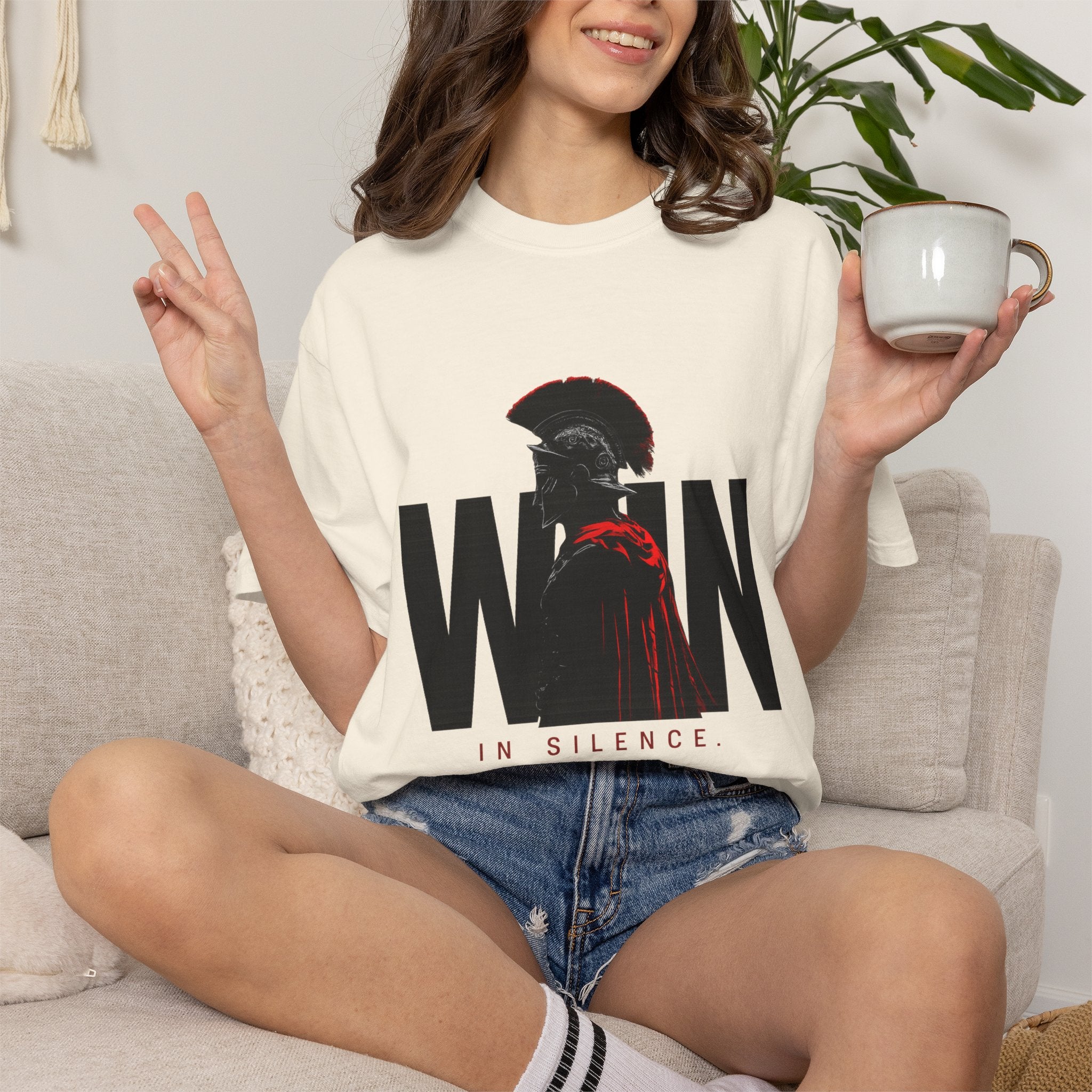 Spartan 'Win in Silence' Graphic T-Shirt