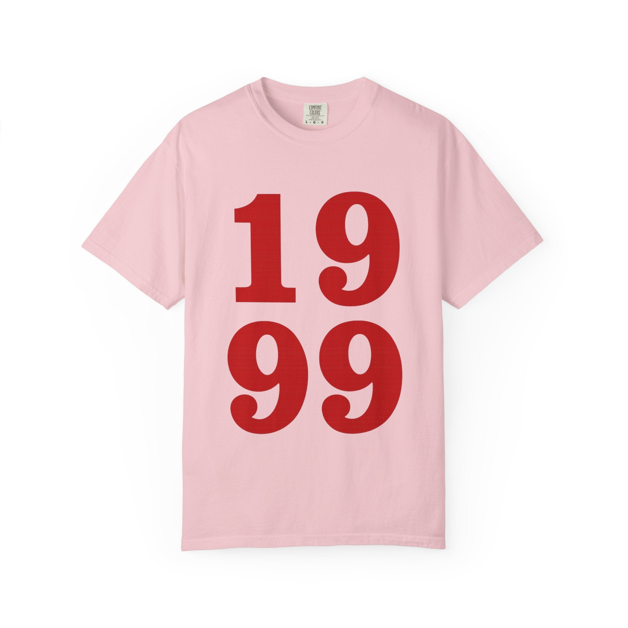 1999 Retro Number T-Shirt — Vintage Birth Year Tee