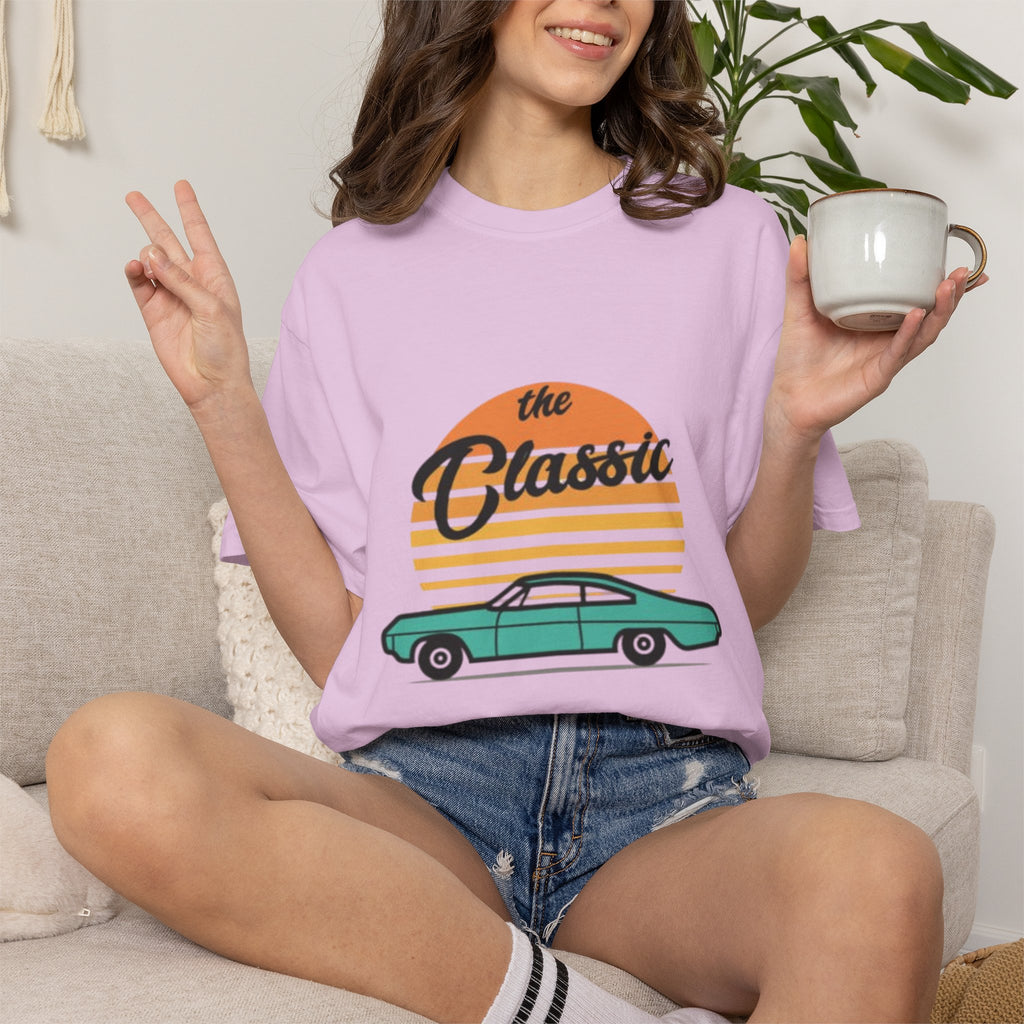 Classic Car Tee — 'The Classic' Vintage Sunset Retro T-Shirt