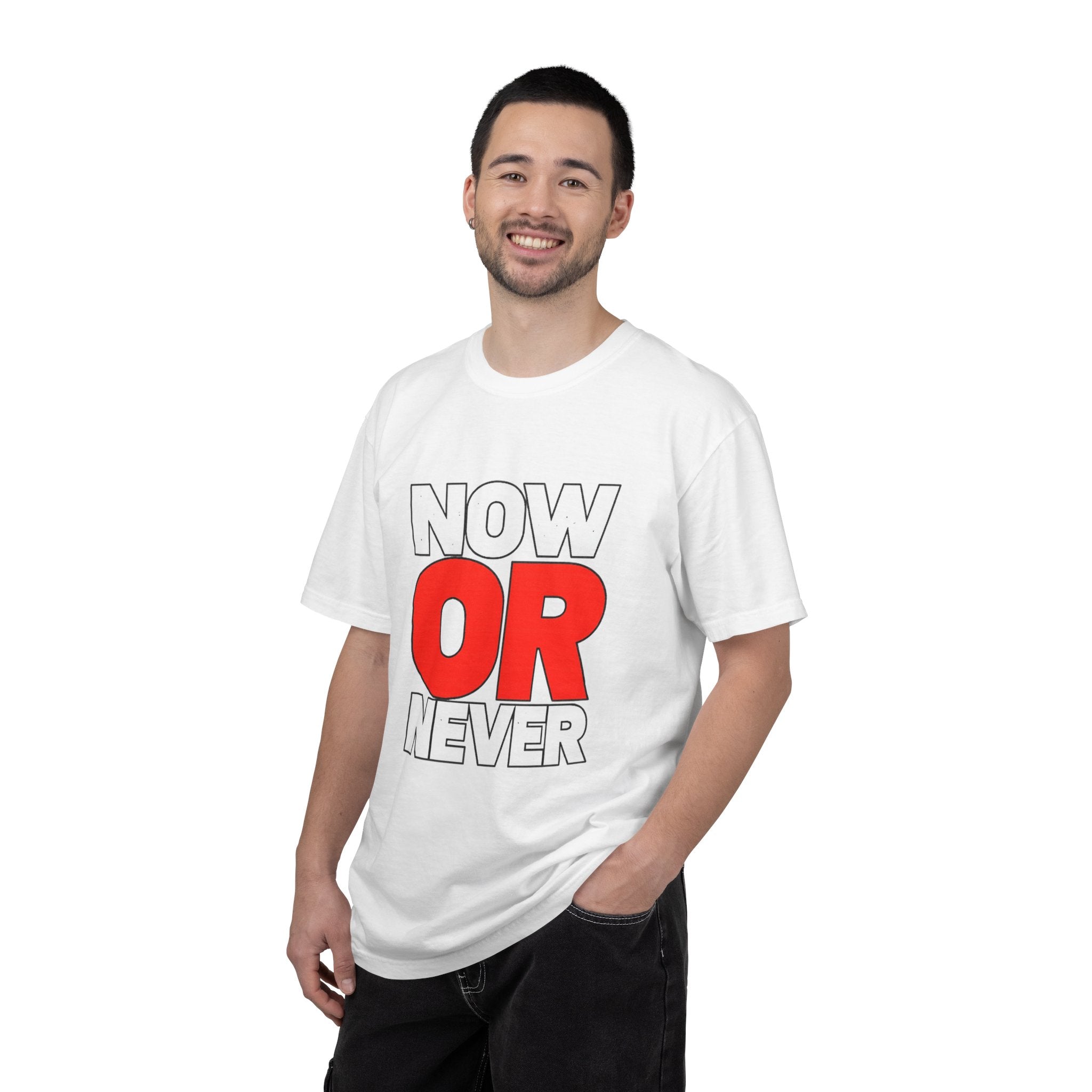 Now Or Never T-Shirt — Motivational Graphic Tee