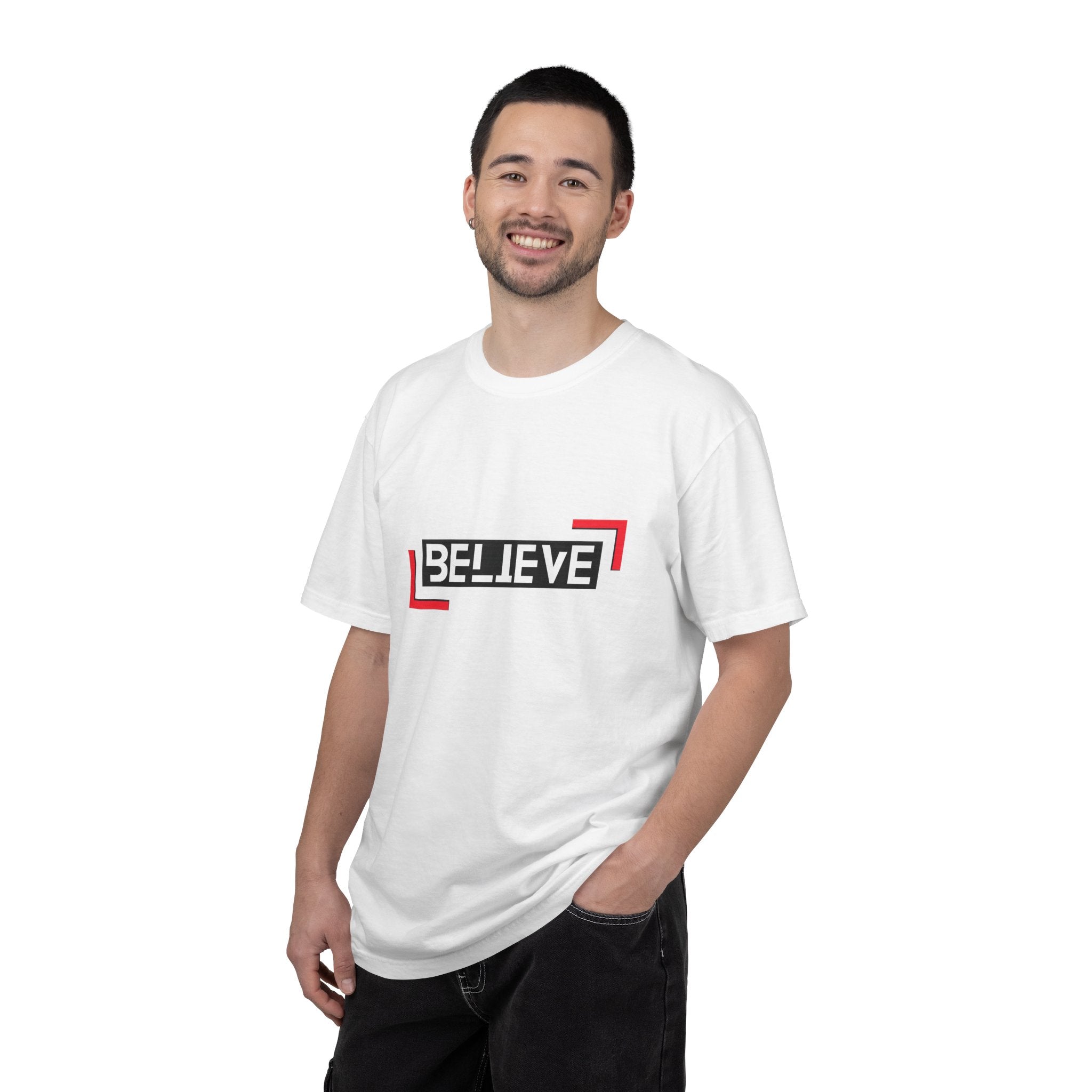 Believe Graphic T-Shirt — Bold Motivational Tee