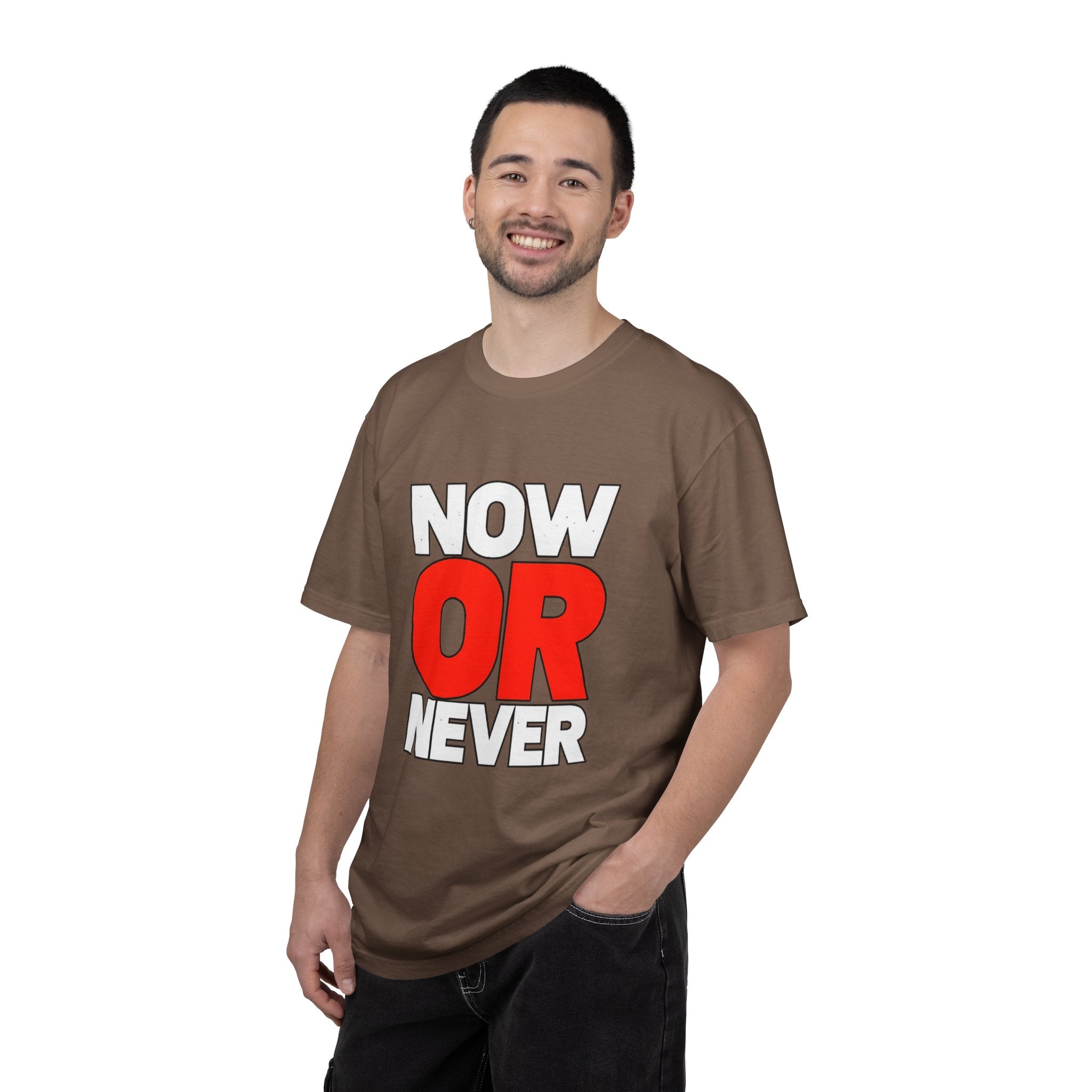 Now Or Never T-Shirt — Motivational Graphic Tee