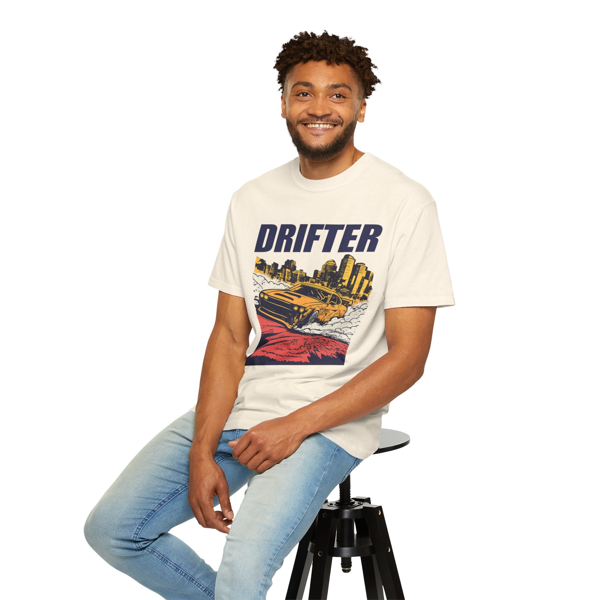 Drifter Street Racing T-Shirt — Retro Drift Car Graphic Tee