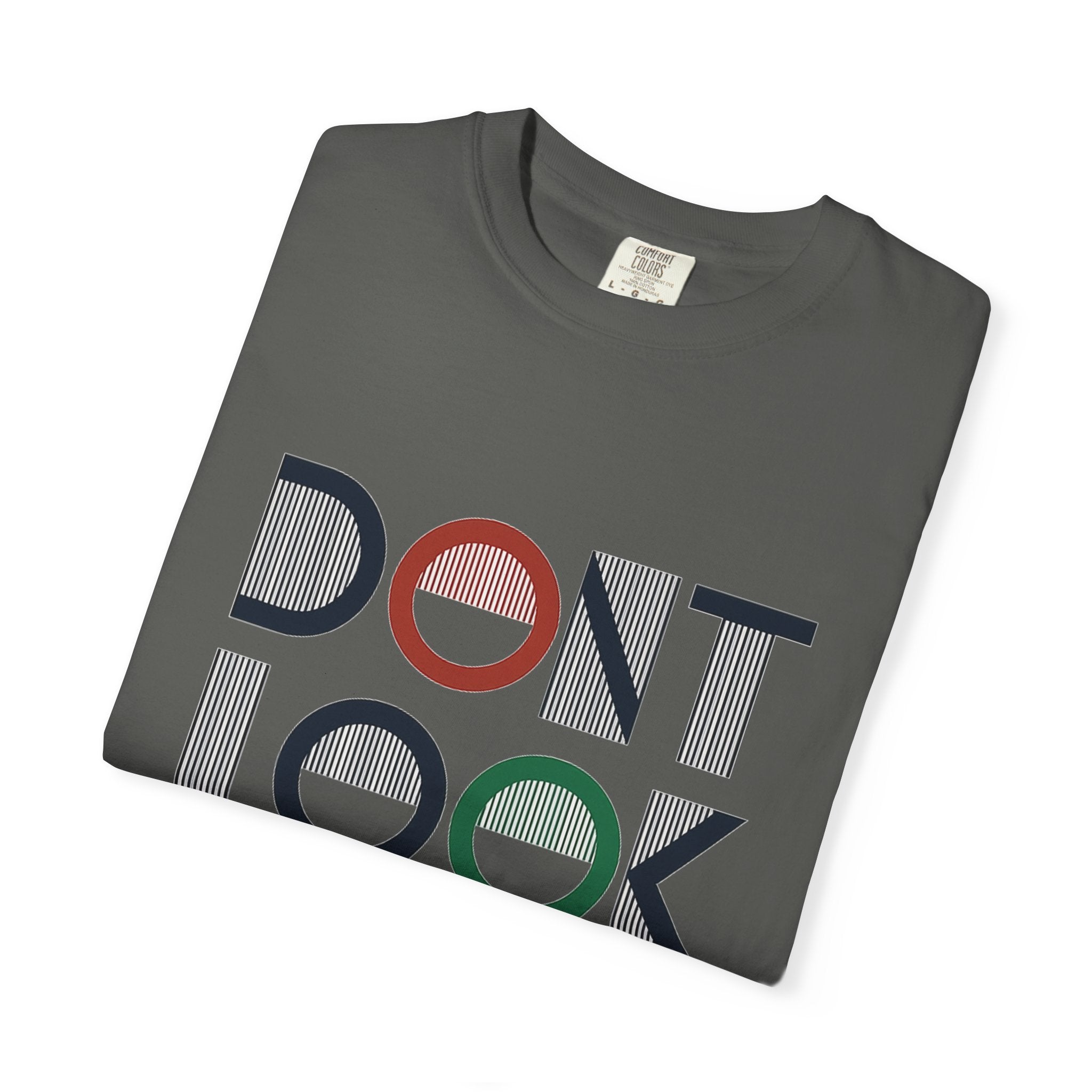 Don't Look Back T-Shirt — Retro Motivational Graphic Tee