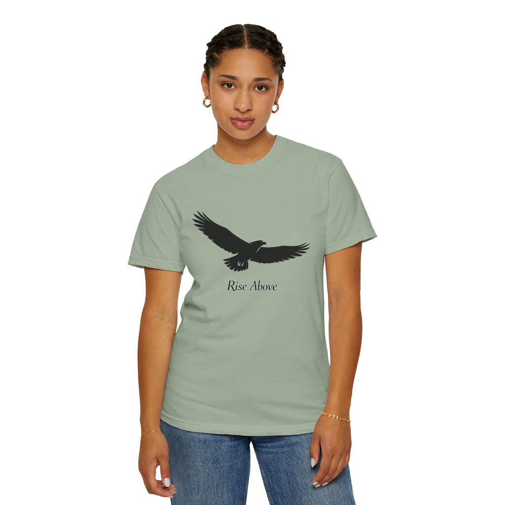 Rise Above Eagle T-Shirt — Inspirational Eagle Graphic Tee