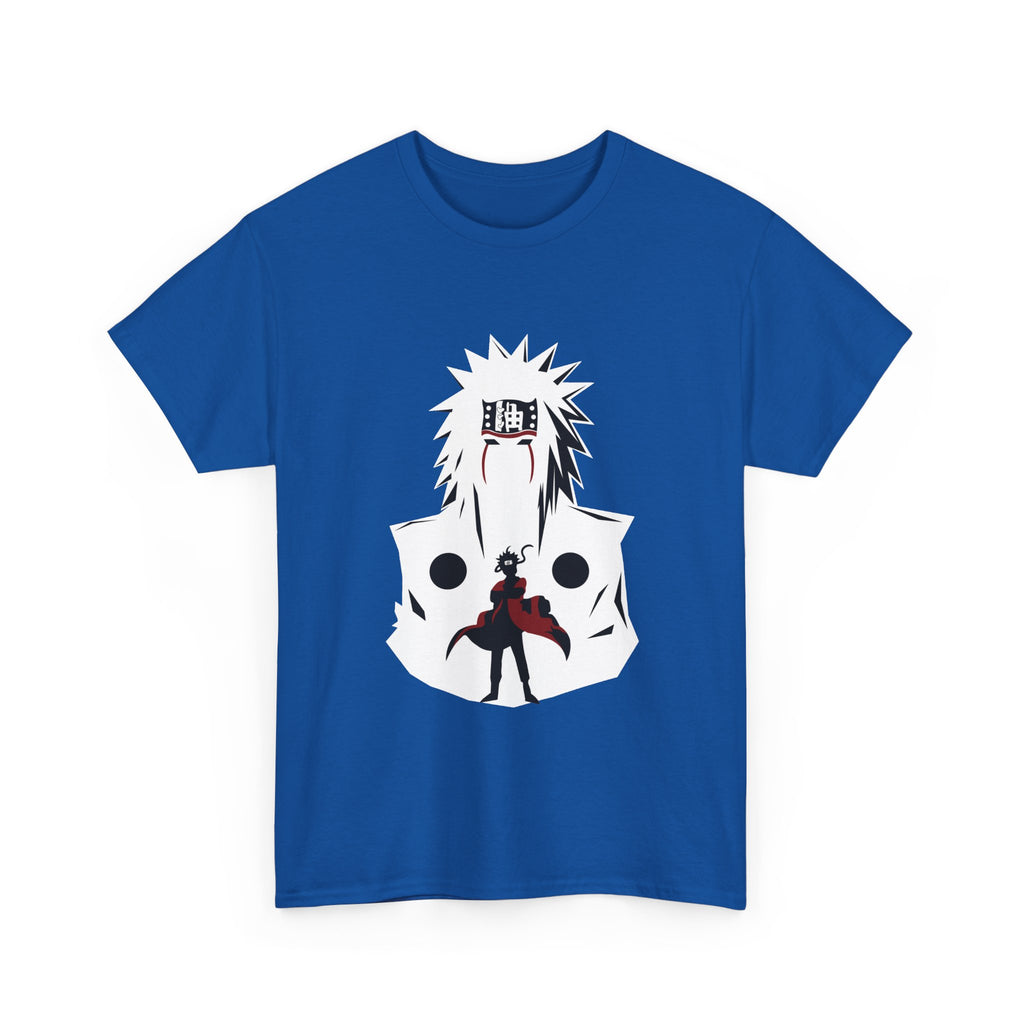 Anime Shadow Warrior T-Shirt — Silhouette Battle Graphic Tee