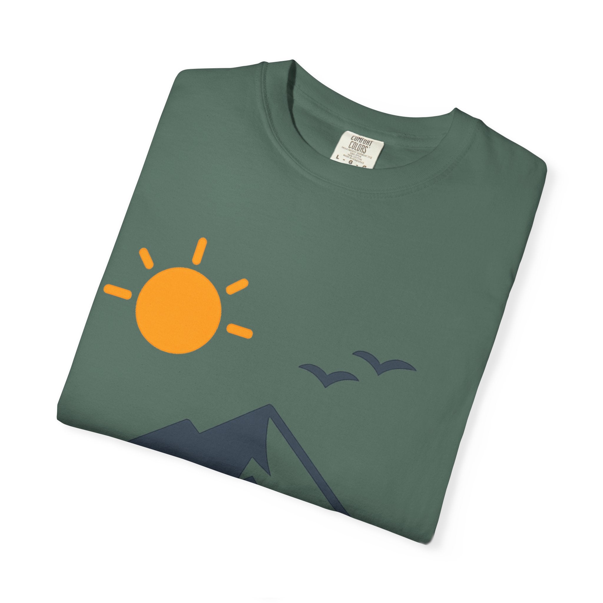 Mountain Sunrise T-Shirt — Scenic Outdoor Graphic Tee