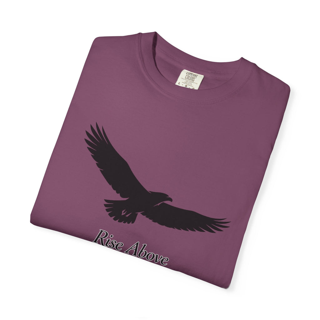 Rise Above Eagle T-Shirt — Inspirational Eagle Graphic Tee