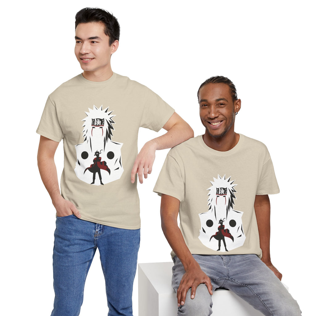 Anime Shadow Warrior T-Shirt — Silhouette Battle Graphic Tee