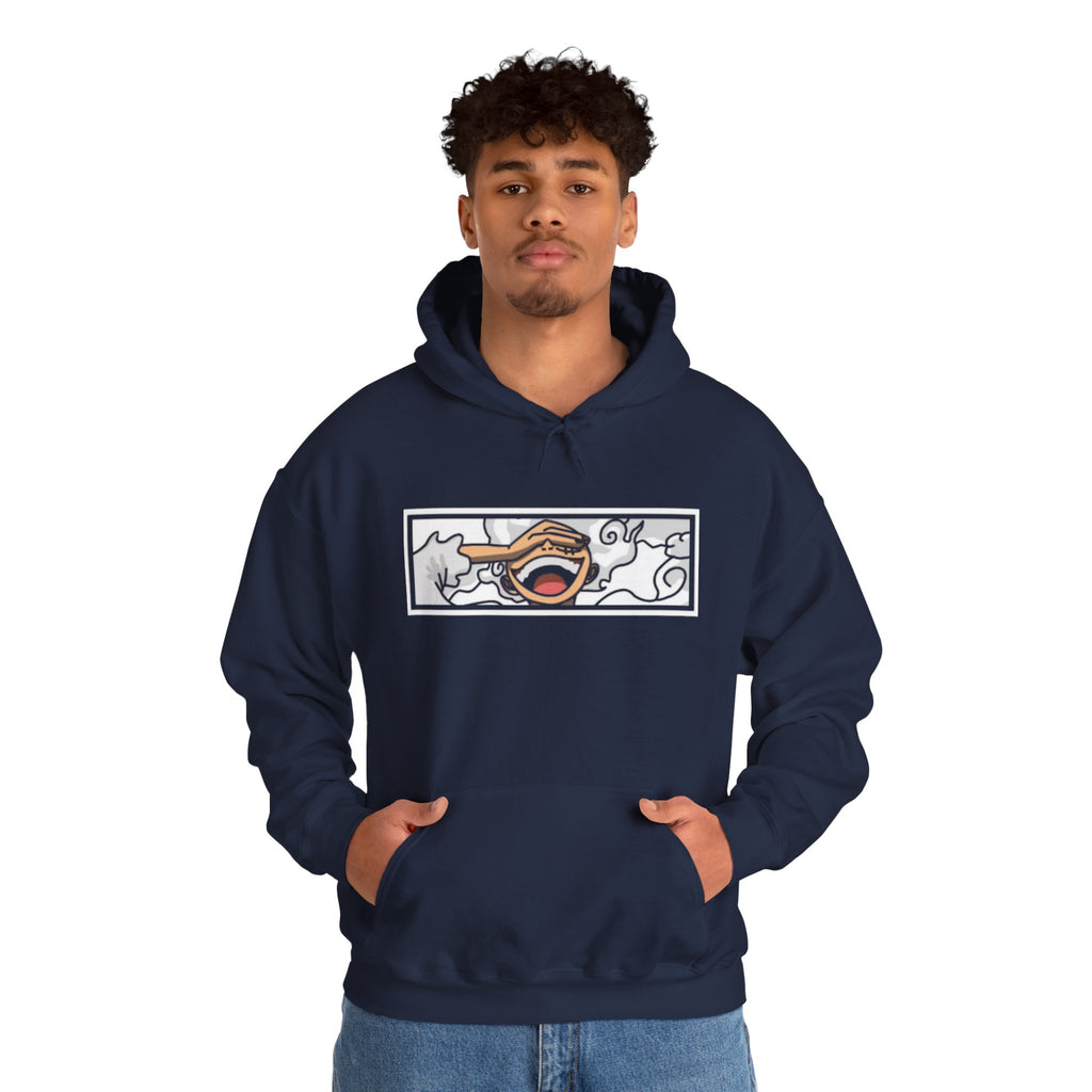 Laughing Mouth Graphic Hoodie — Anime Smile Streetwear Hoodie
