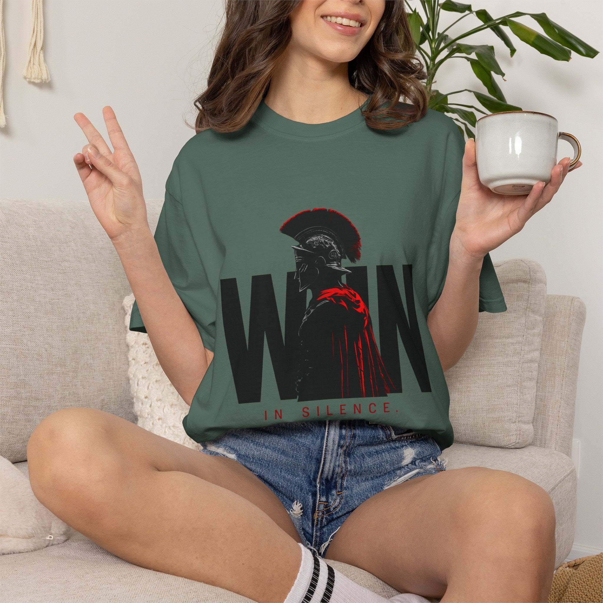 Spartan 'Win in Silence' Graphic T-Shirt