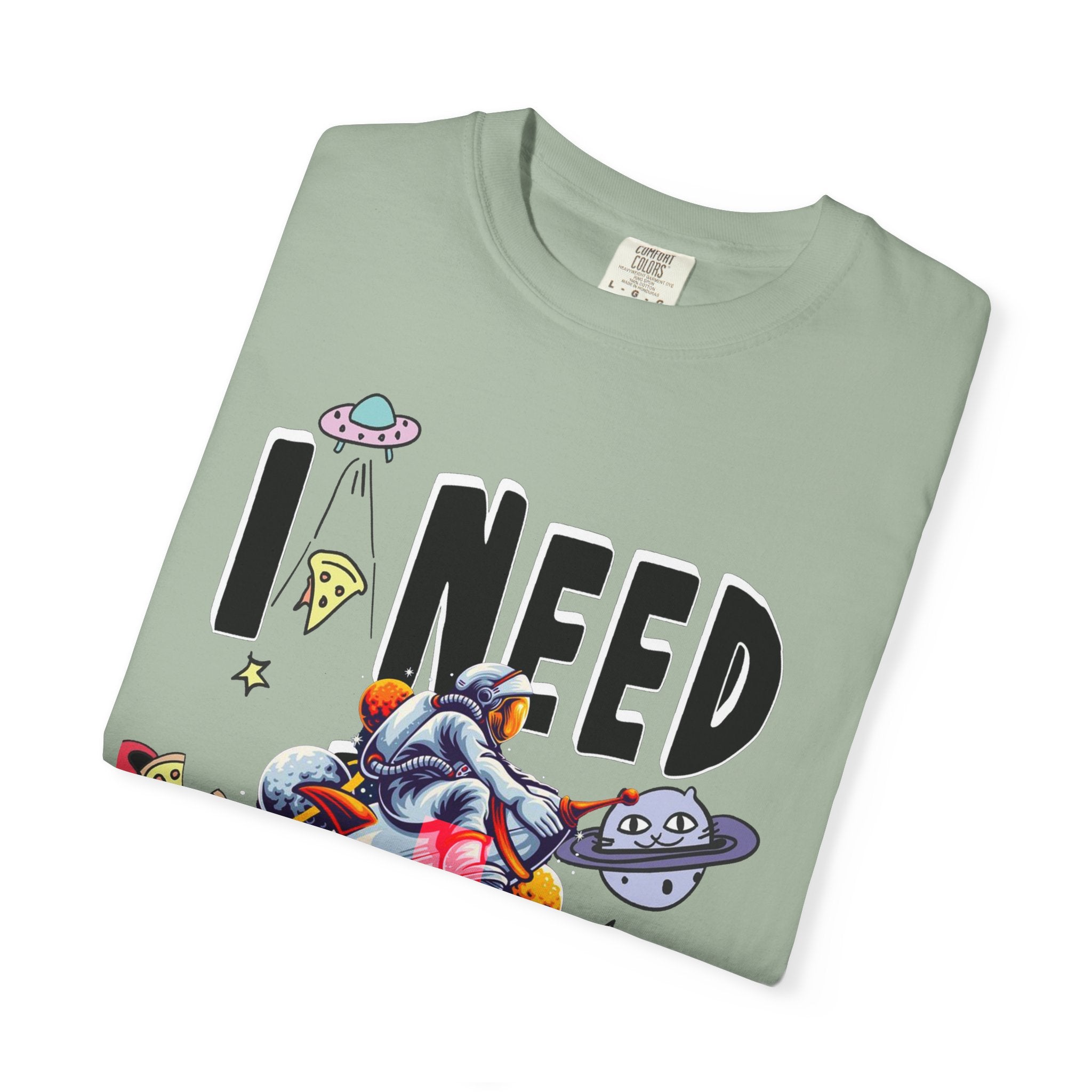 I Need Space T-Shirt — Funny Space Cartoon Astronaut Tee