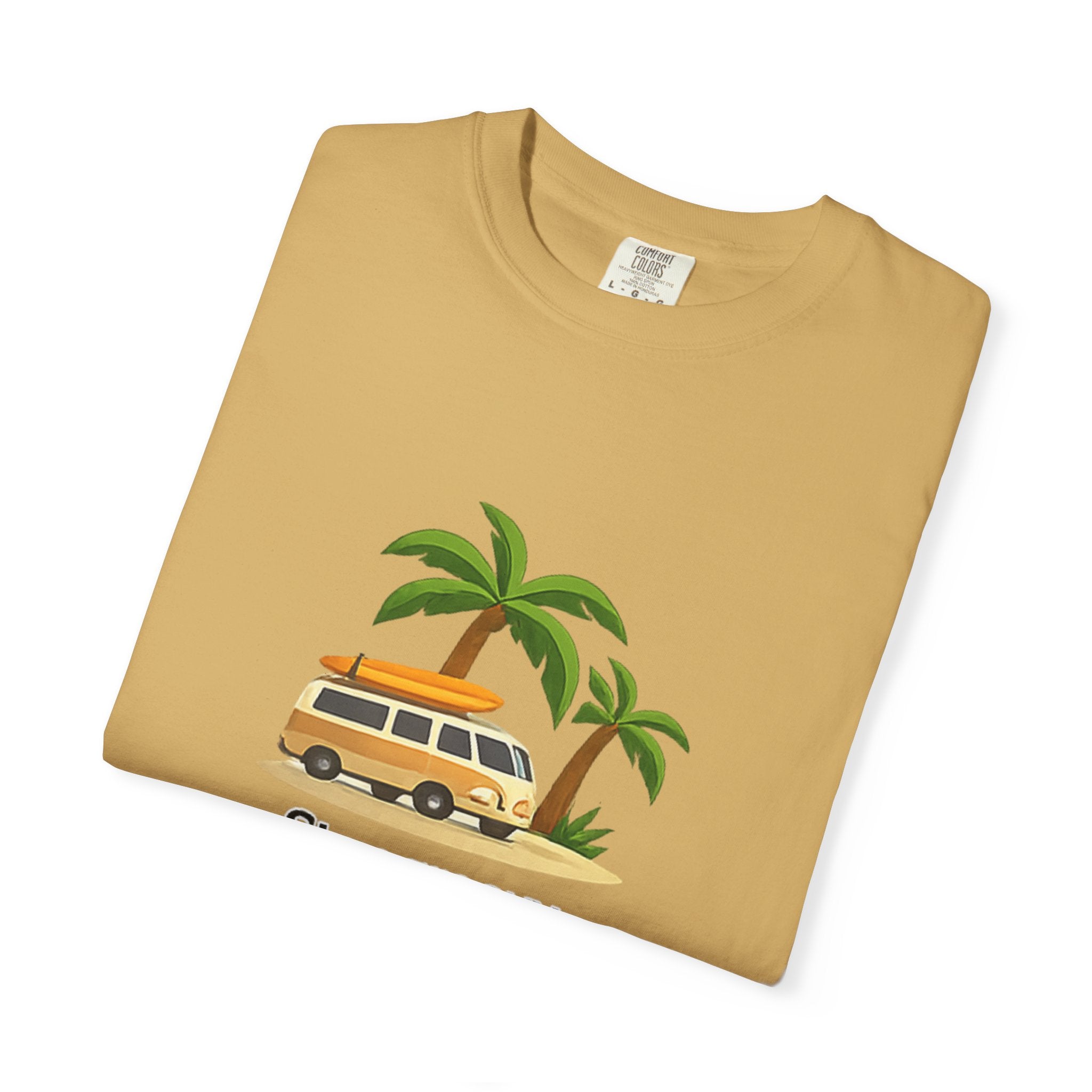 Vintage Surf Van T-Shirt – "Stay Groovy" Retro Beach Tee