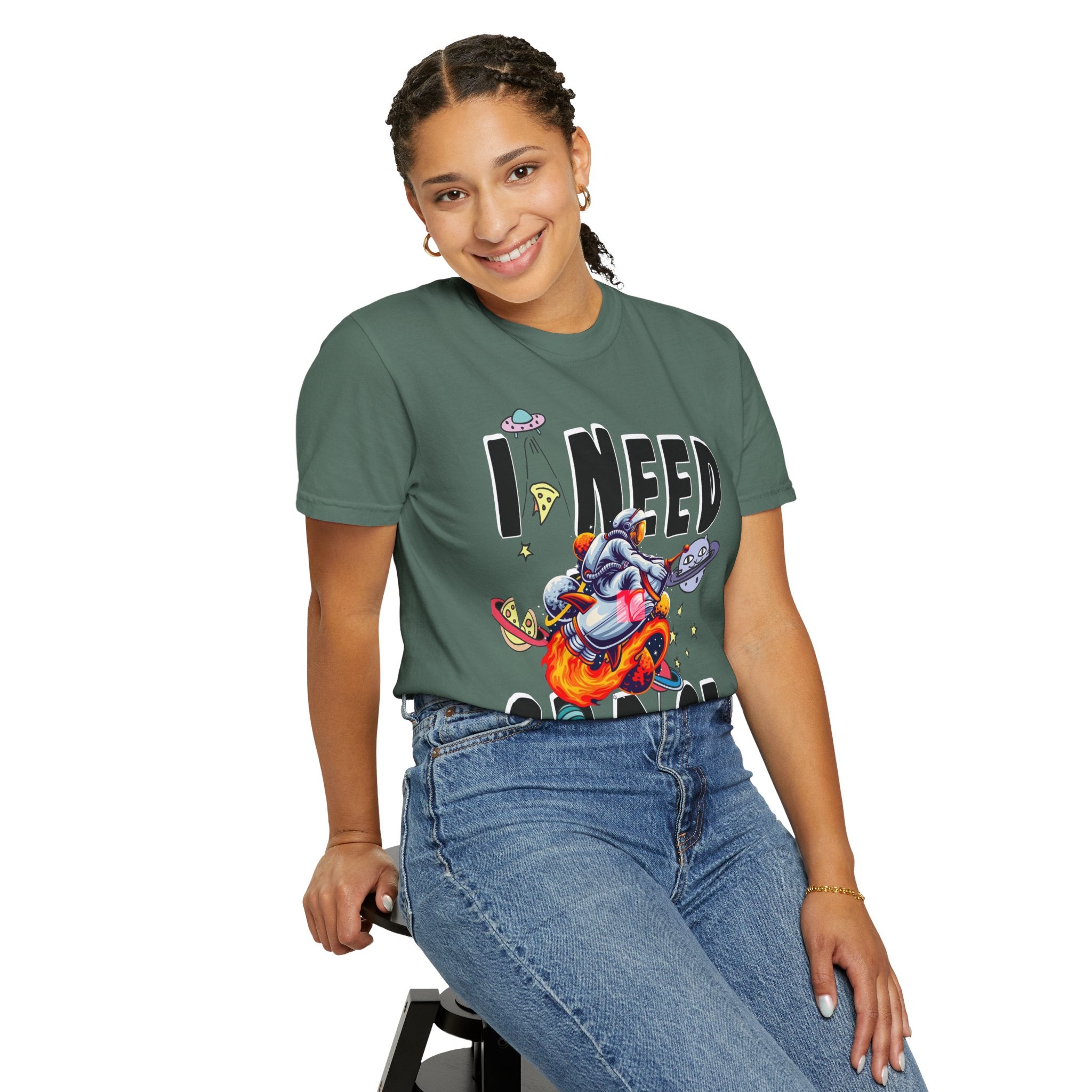 I Need Space T-Shirt — Funny Space Cartoon Astronaut Tee