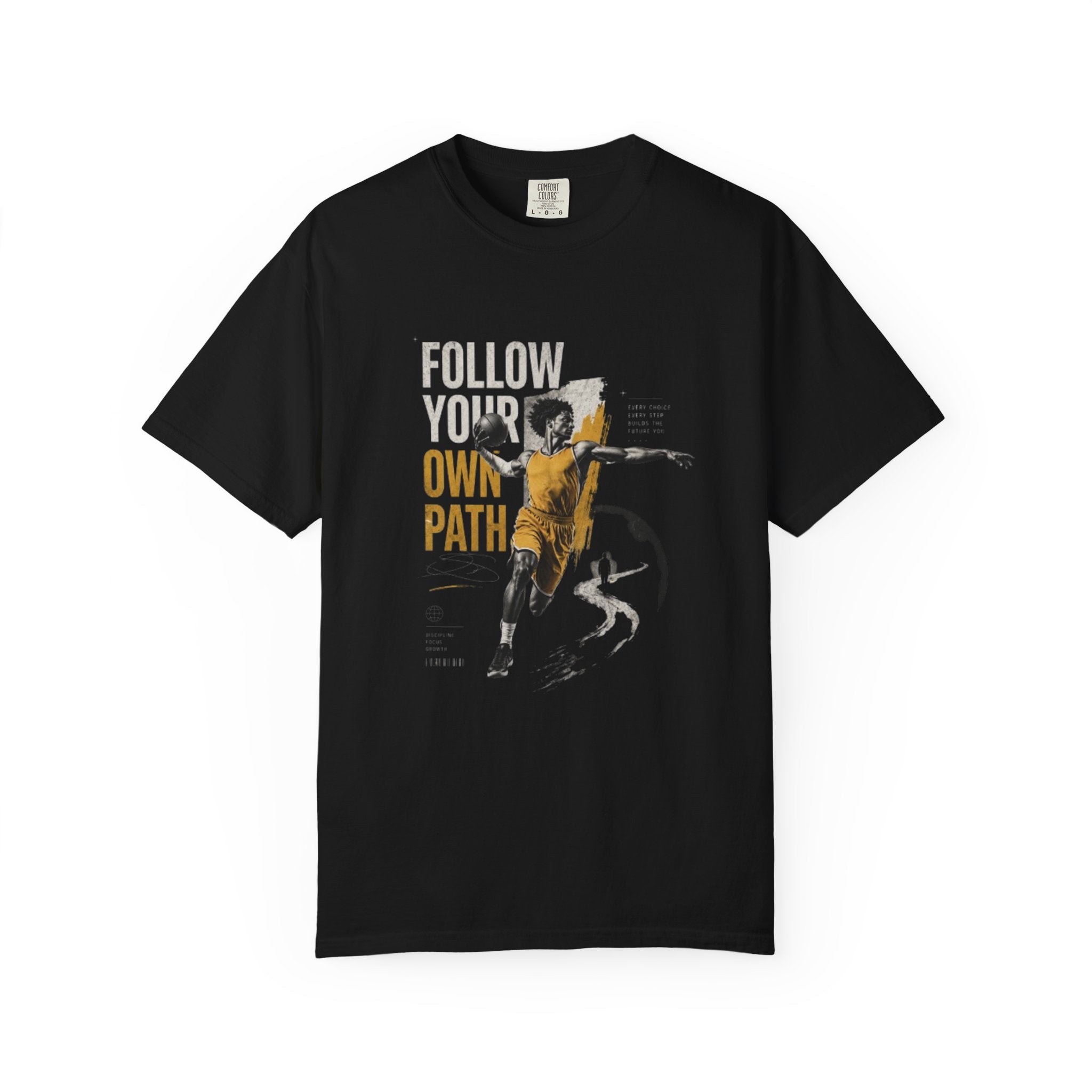 Follow Your Own Path T-Shirt — Inspirational Soccer Player Graphic Tee