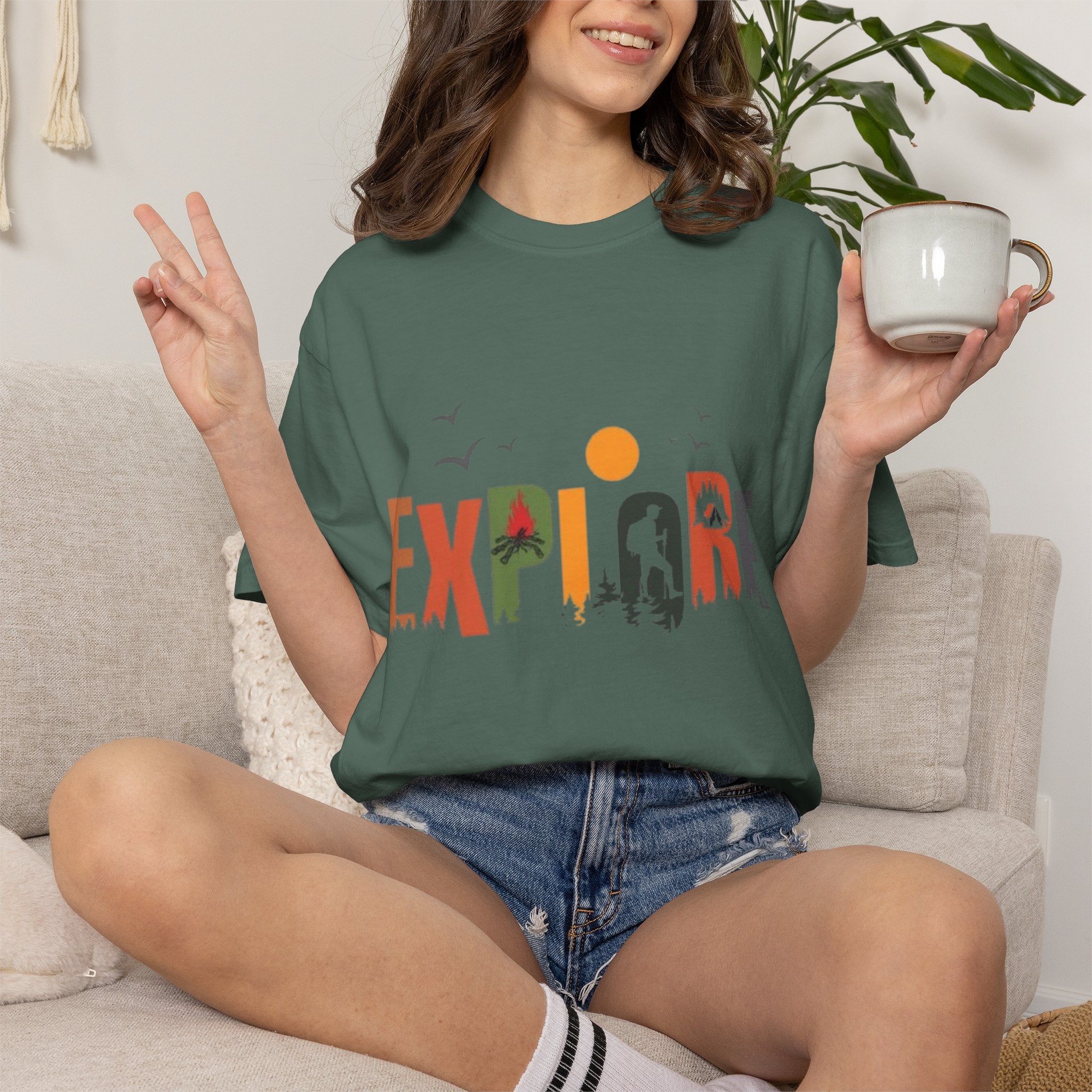Explore Adventure T-Shirt — Outdoor Nature Graphic Tee