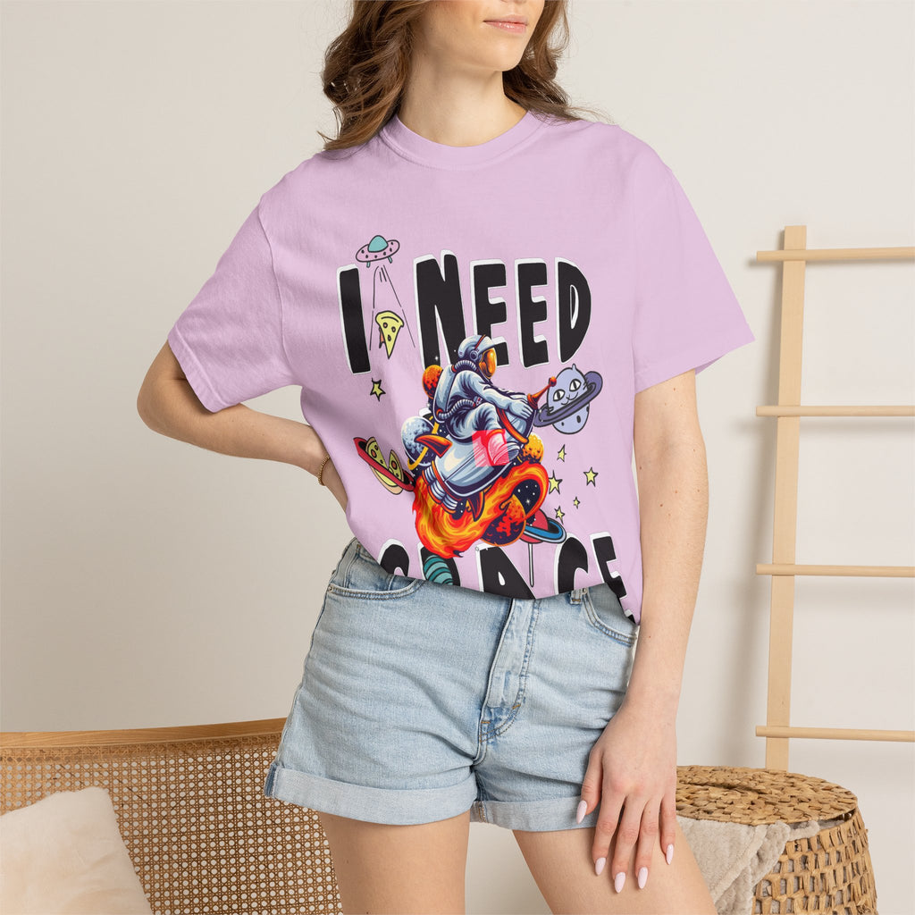 I Need Space T-Shirt — Funny Space Cartoon Astronaut Tee