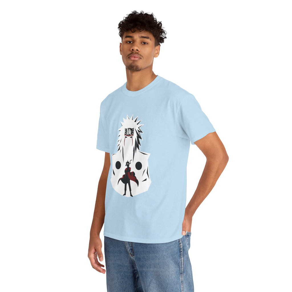Anime Shadow Warrior T-Shirt — Silhouette Battle Graphic Tee