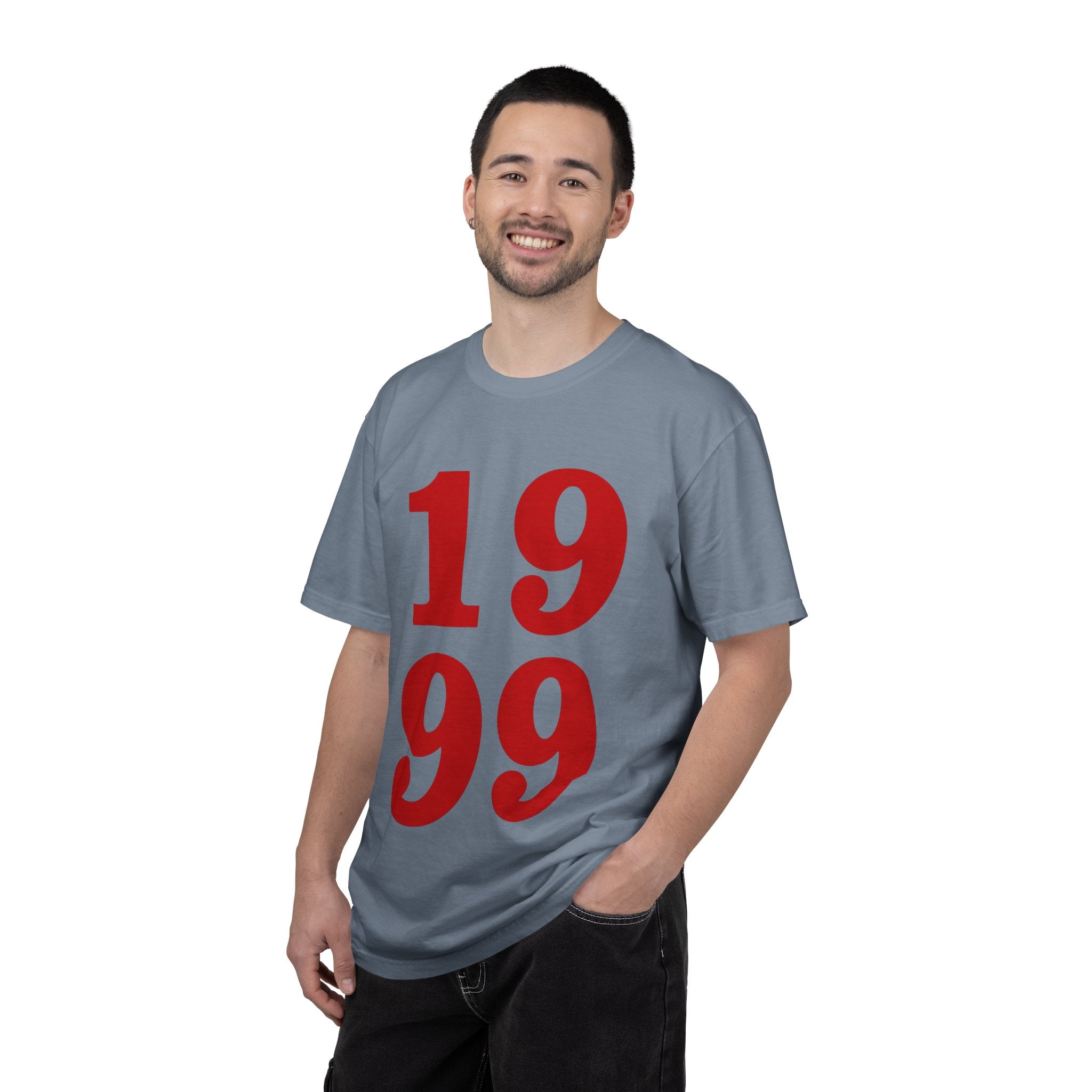 1999 Retro Number T-Shirt — Vintage Birth Year Tee
