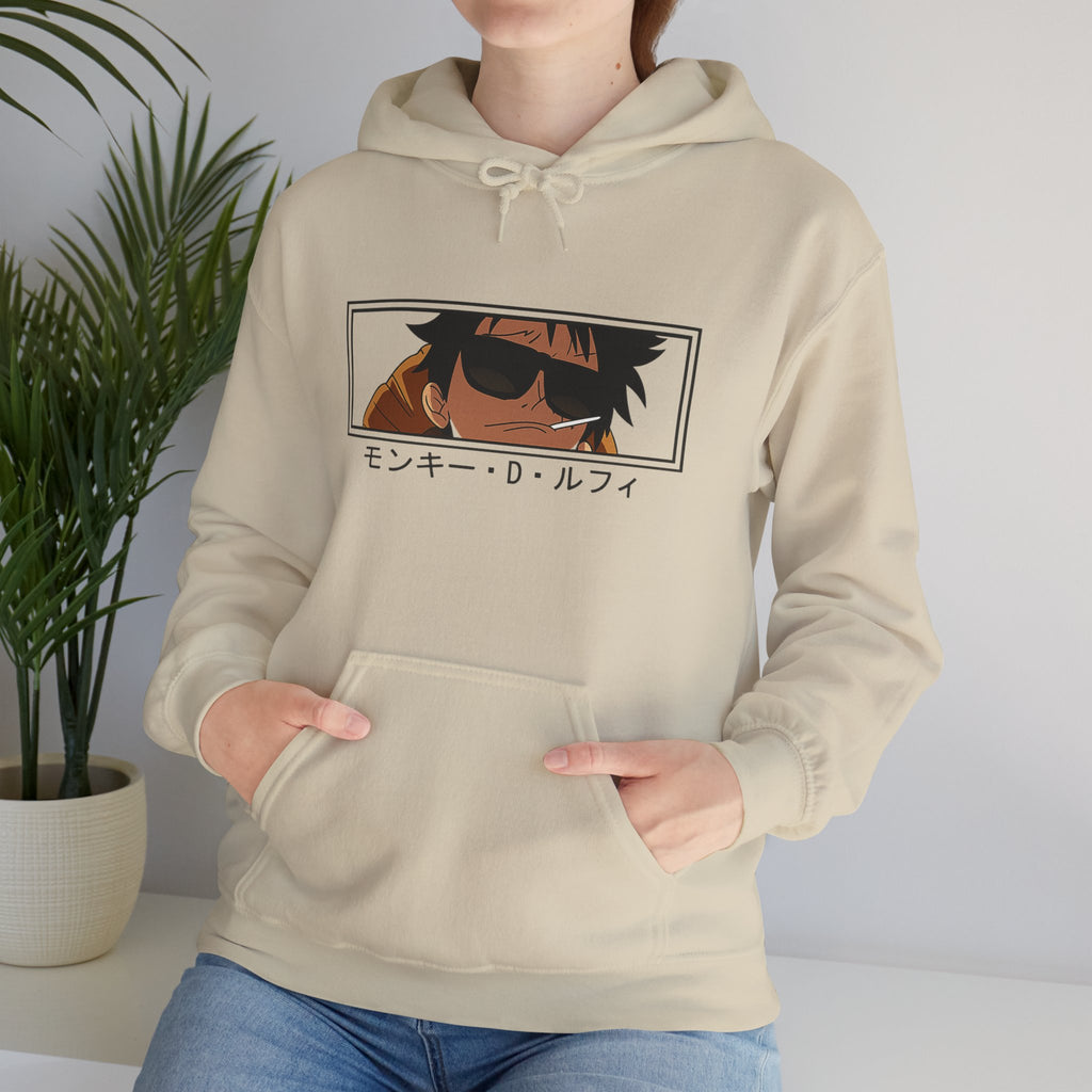 Anime Sunglasses Hoodie — モンキー・D・ルフィ Trackable Goggles Design