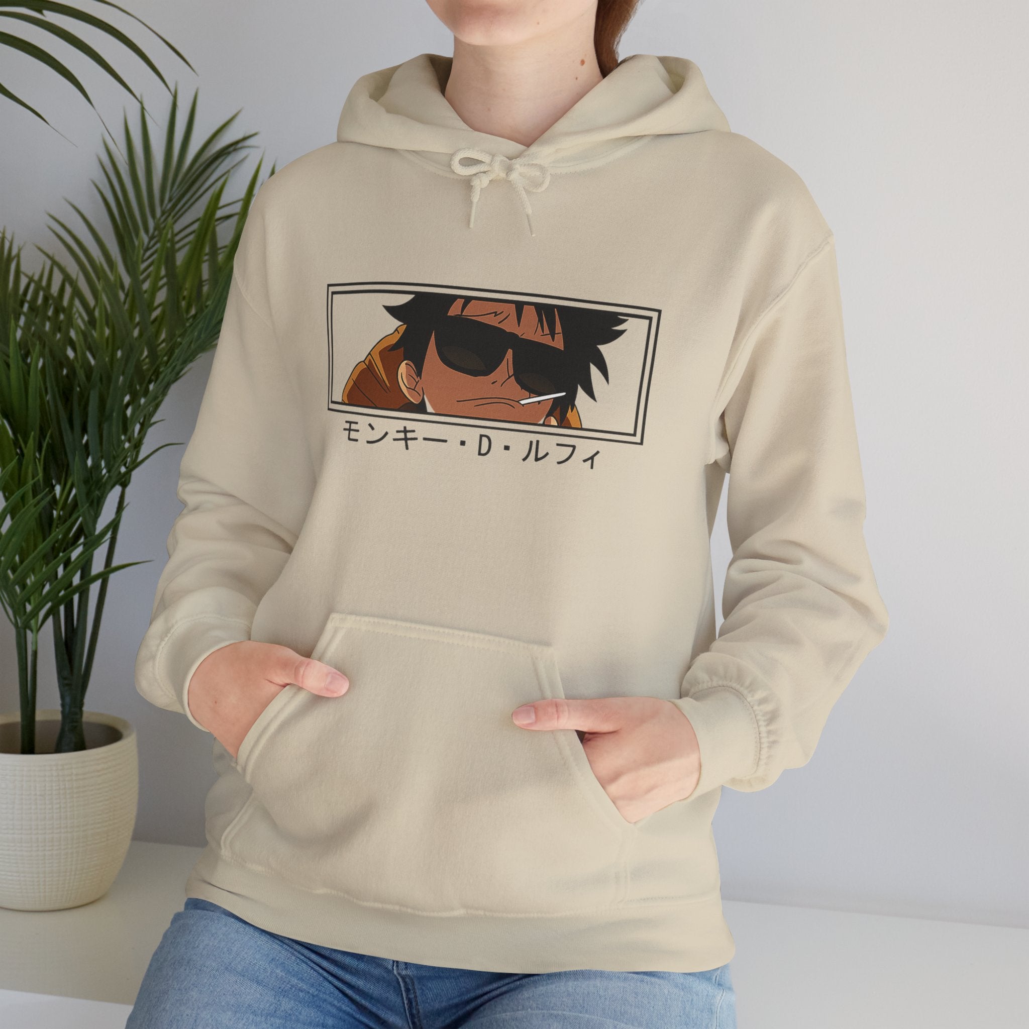 Anime Sunglasses Hoodie — モンキー・D・ルフィ Trackable Goggles Design
