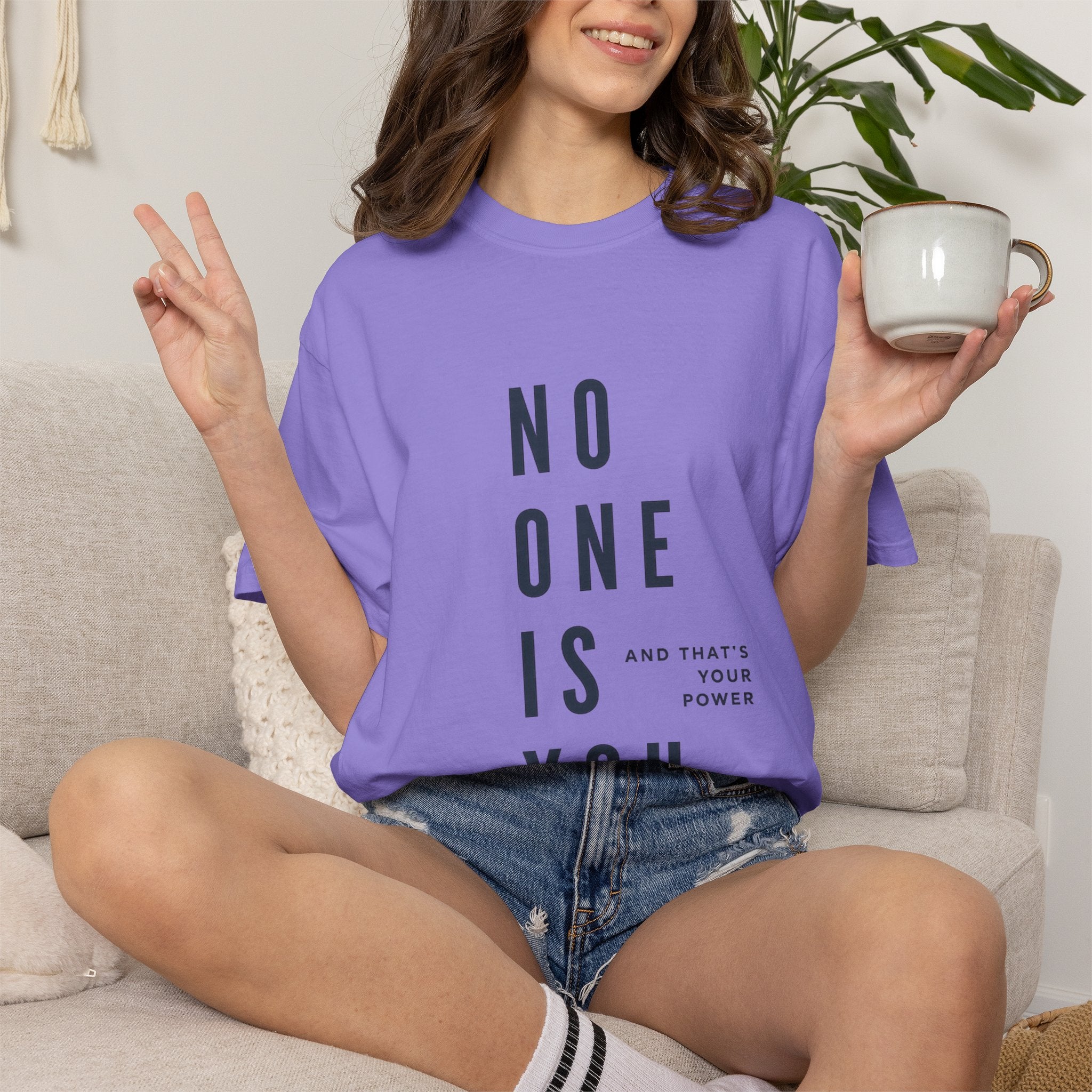 No One Is You Tee — Inspirational Minimalist Graphic T-Shirt