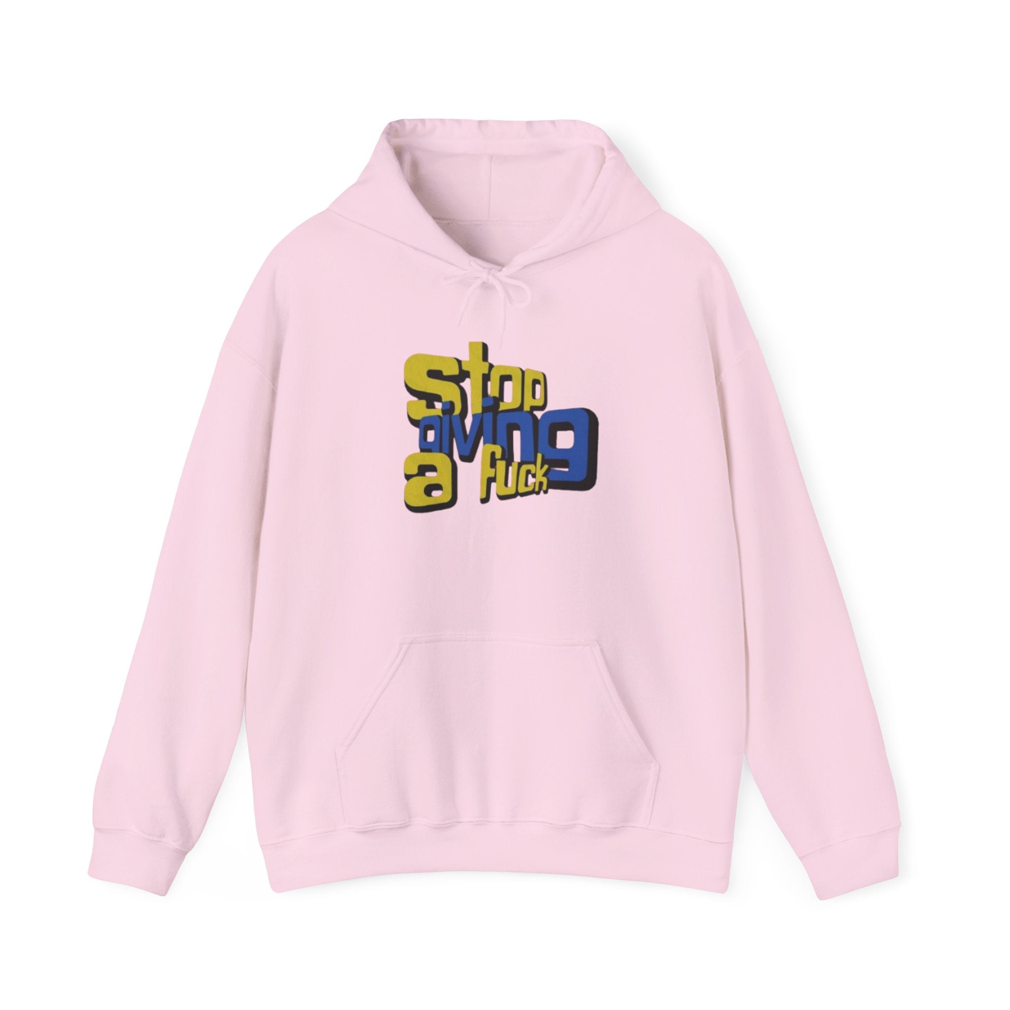 Hoodie — "Stop Giving a F*ck" Bold Retro Graphic Hoodie