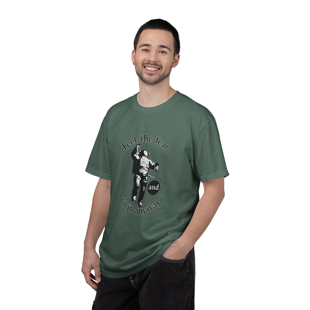 Astronaut 'Feel the Fear and Do It Anyway' Graphic T‑Shirt