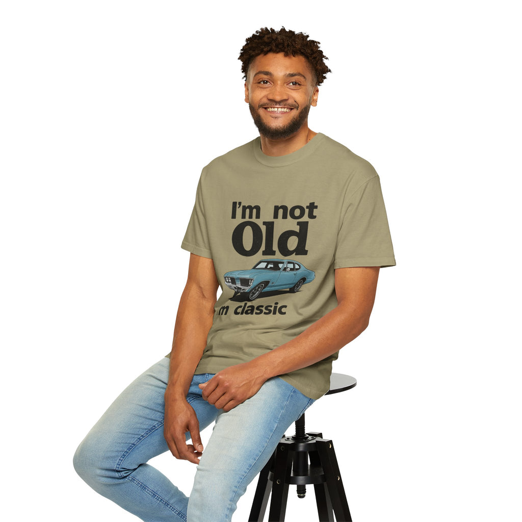Classic Car T-Shirt — "I'm Not Old I'm Classic" Vintage Auto Tee