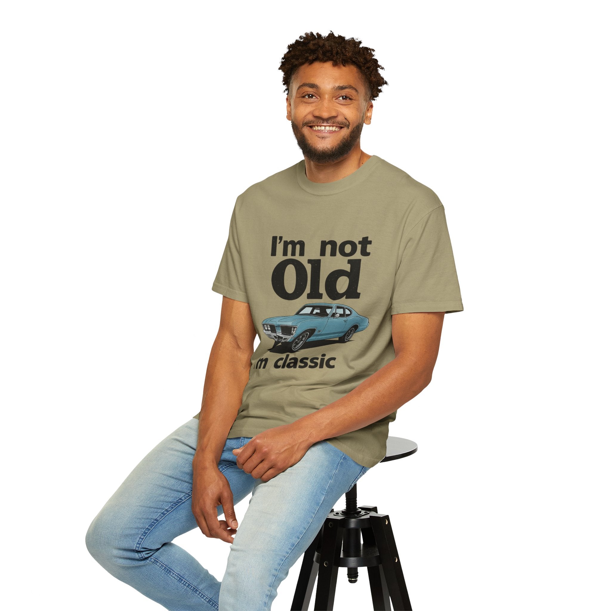 Classic Car T-Shirt — "I'm Not Old I'm Classic" Vintage Auto Tee