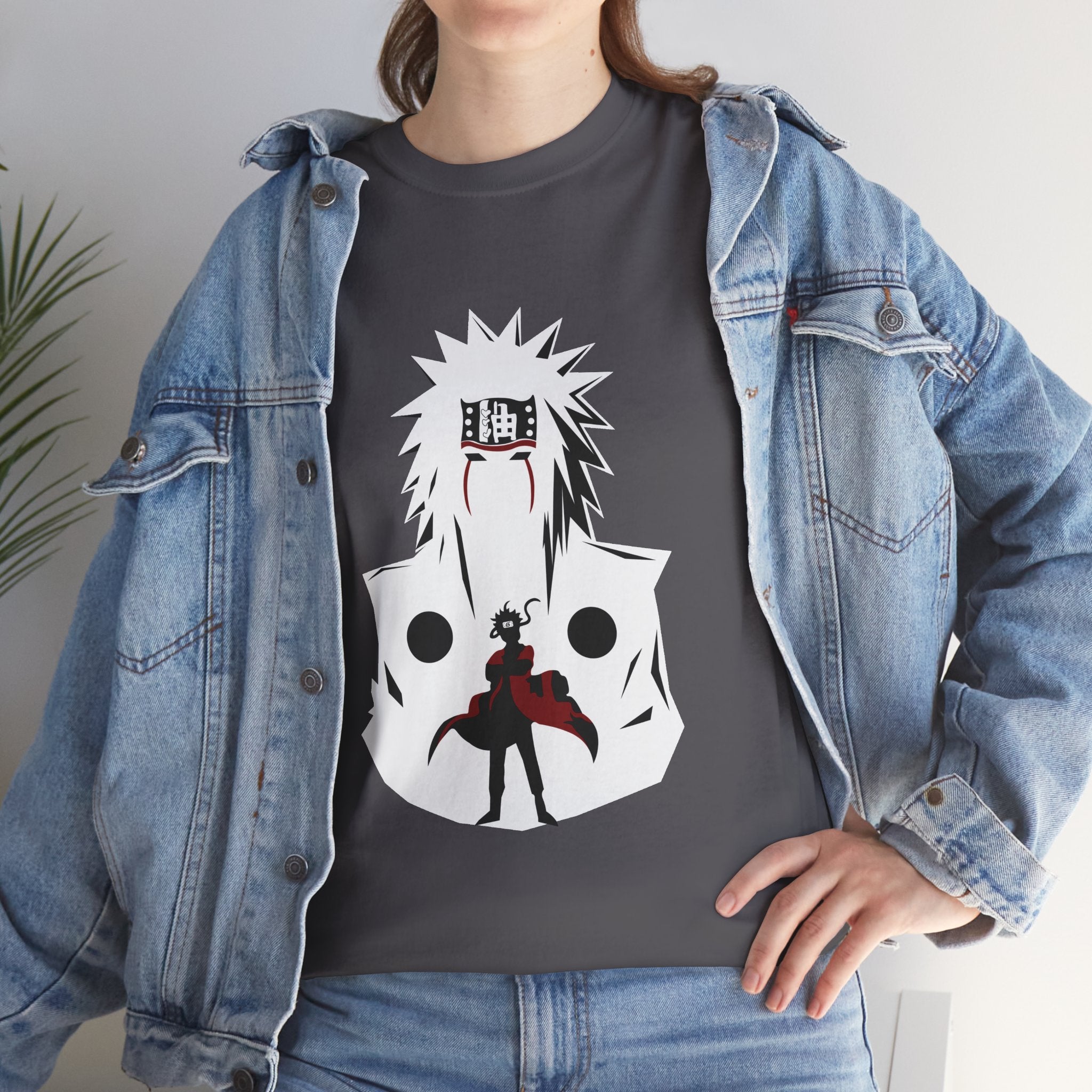 Anime Shadow Warrior T-Shirt — Silhouette Battle Graphic Tee