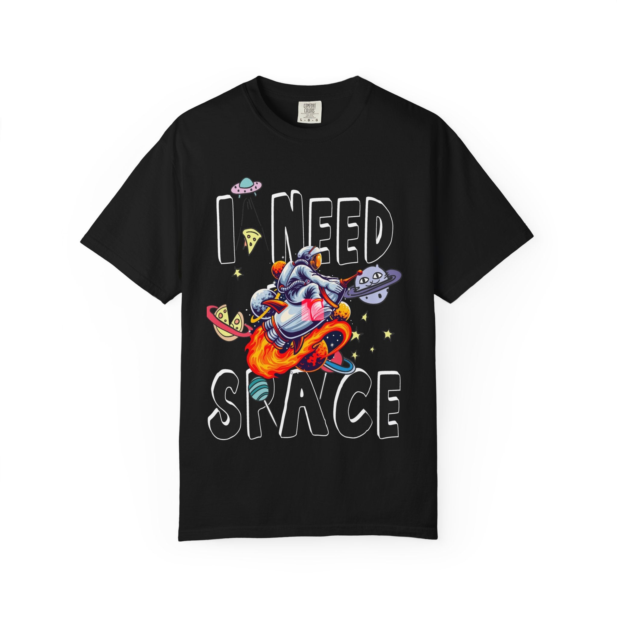 I Need Space T-Shirt — Funny Space Cartoon Astronaut Tee