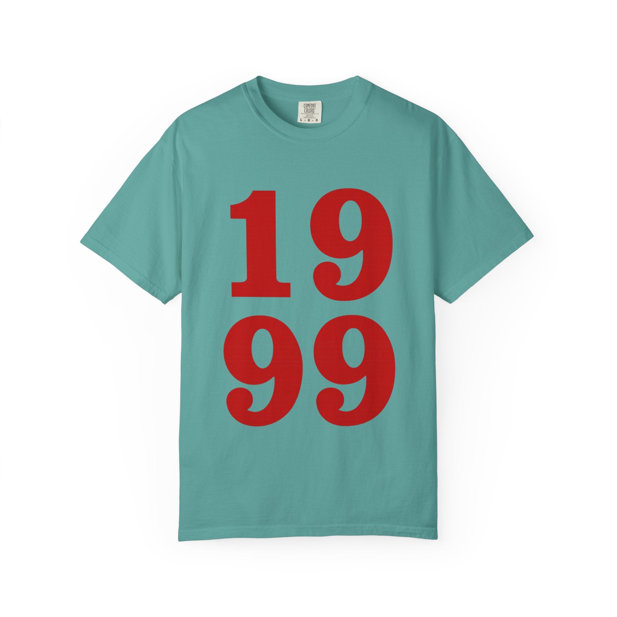1999 Retro Number T-Shirt — Vintage Birth Year Tee