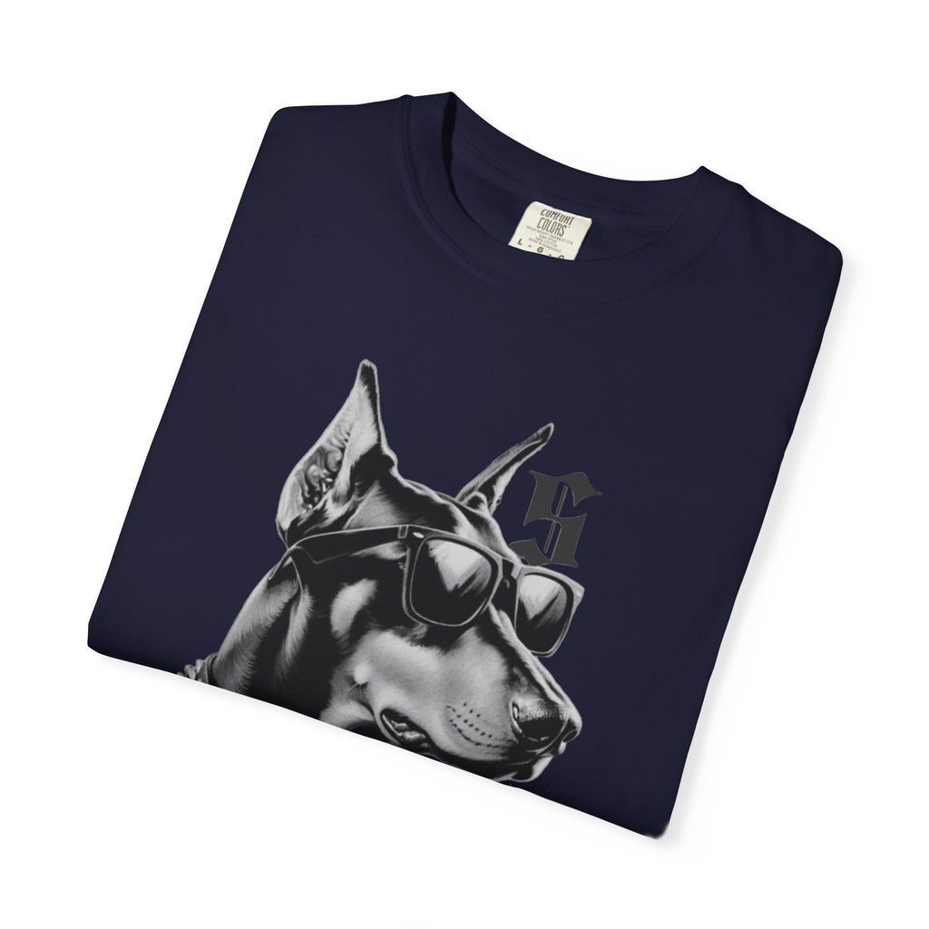Doberman Sunglasses Graphic T-Shirt — "Snooper" Streetwear Tee