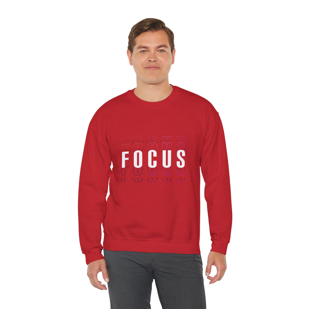 Focus Crewneck Sweatshirt — Motivational Casual Pullover