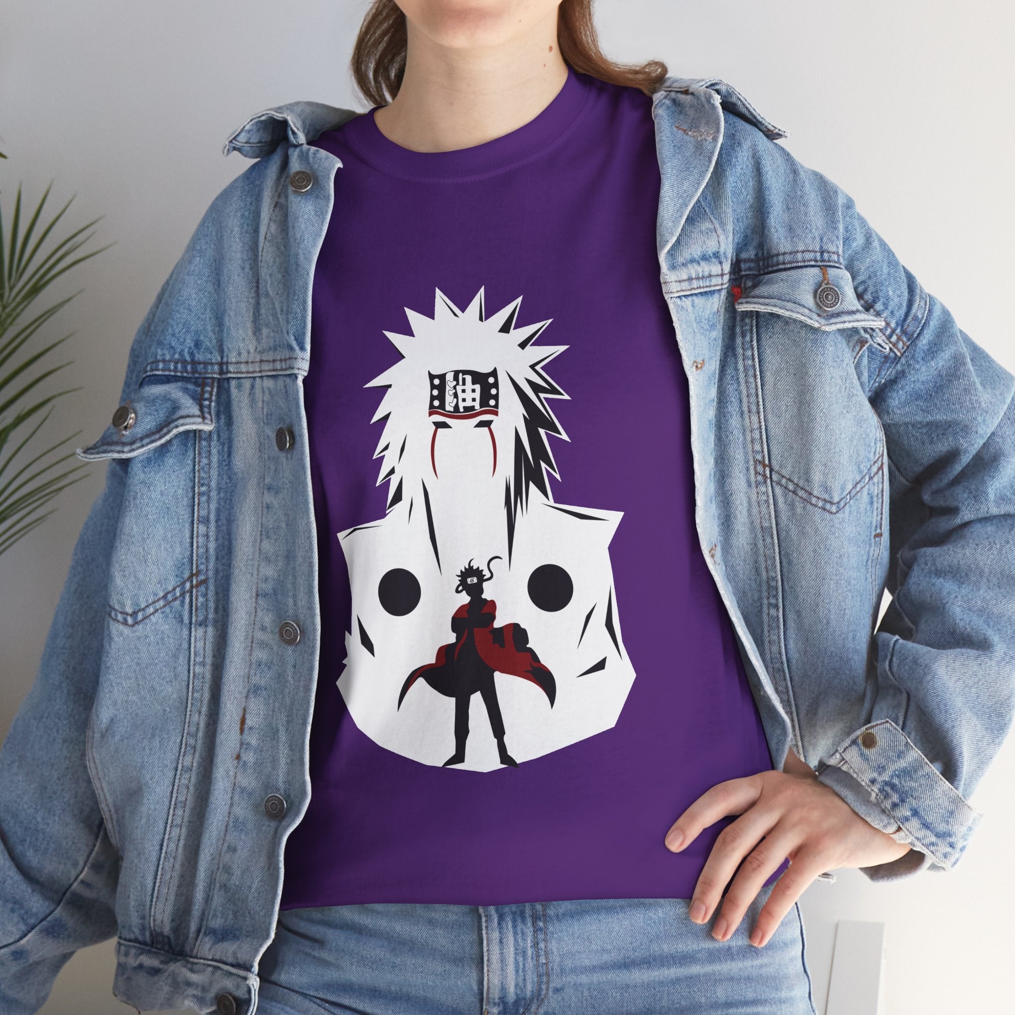 Anime Shadow Warrior T-Shirt — Silhouette Battle Graphic Tee